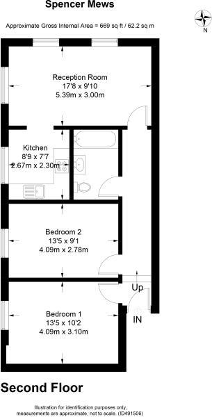 2 Bedrooms Flat for sale in Spencer Avenue, London N13