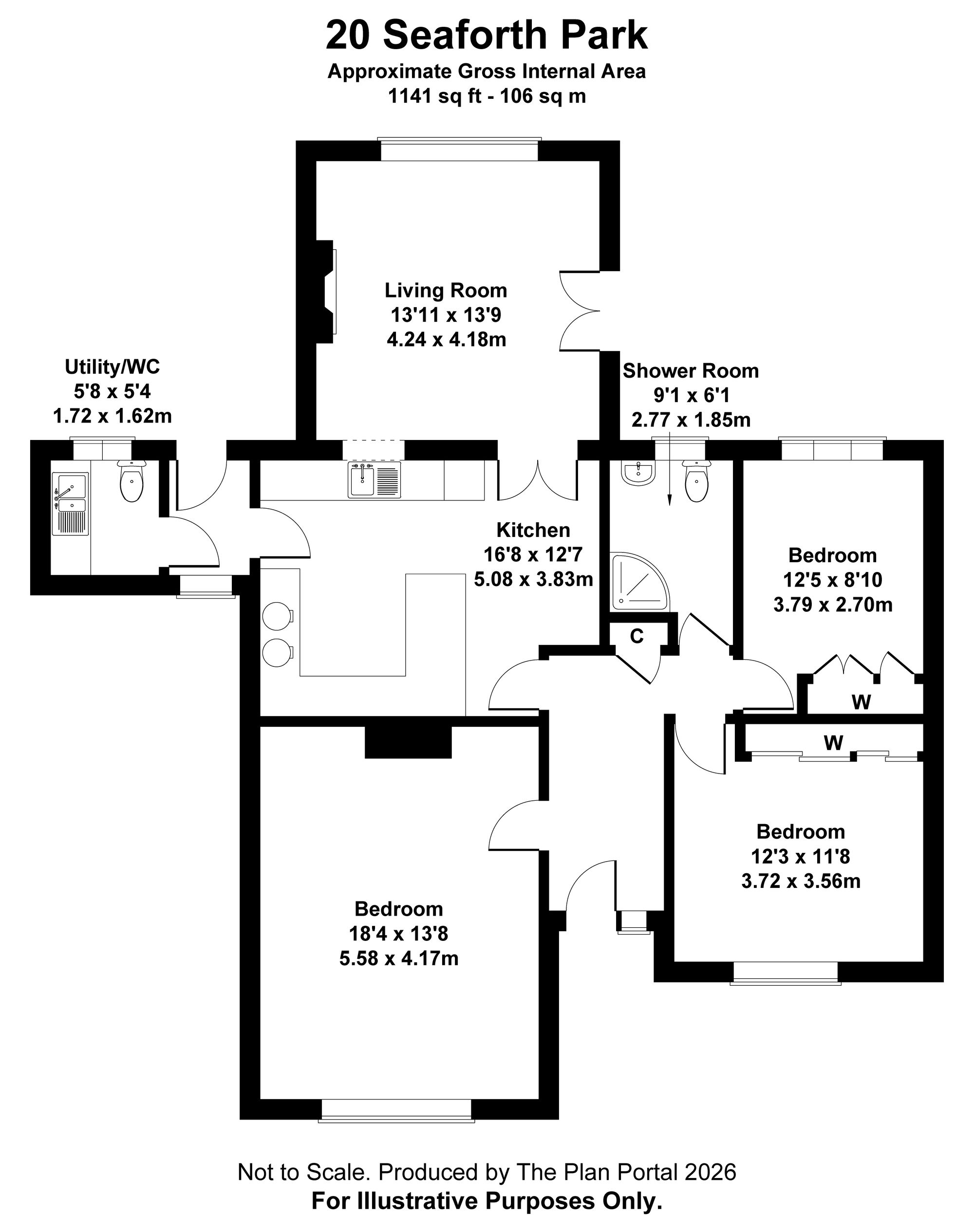20 Seaforth Park, Annan floorplan