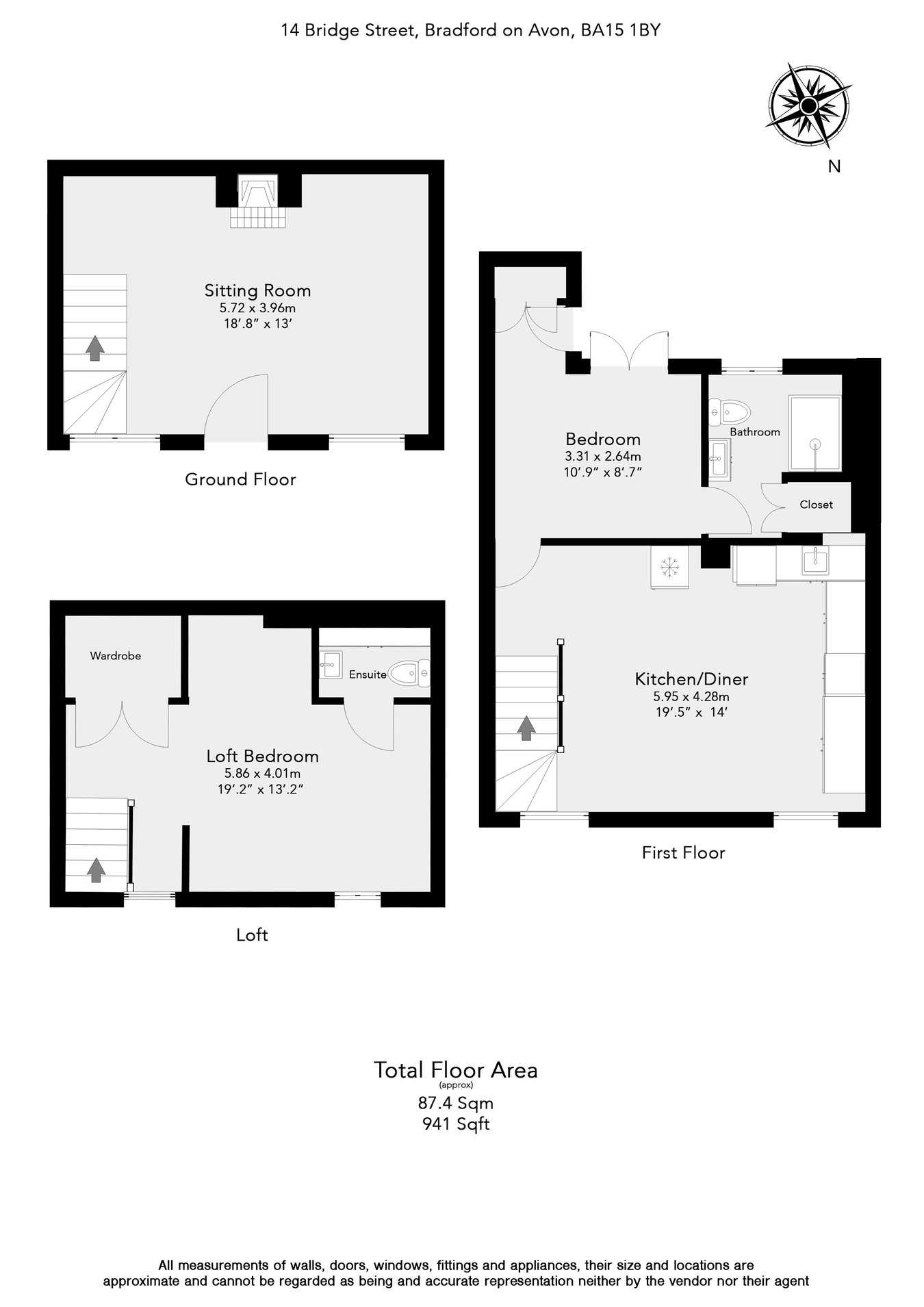 14, Bridge Street, Bradford-on-Avon floorplan