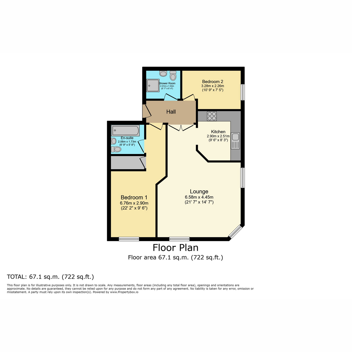 Flat Flat 7, 5, New Market Street, Birmingham floorplan