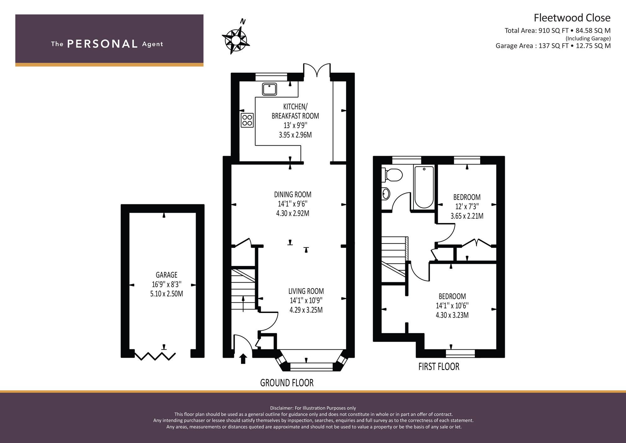 154 Fleetwood Close, Tadworth floorplan