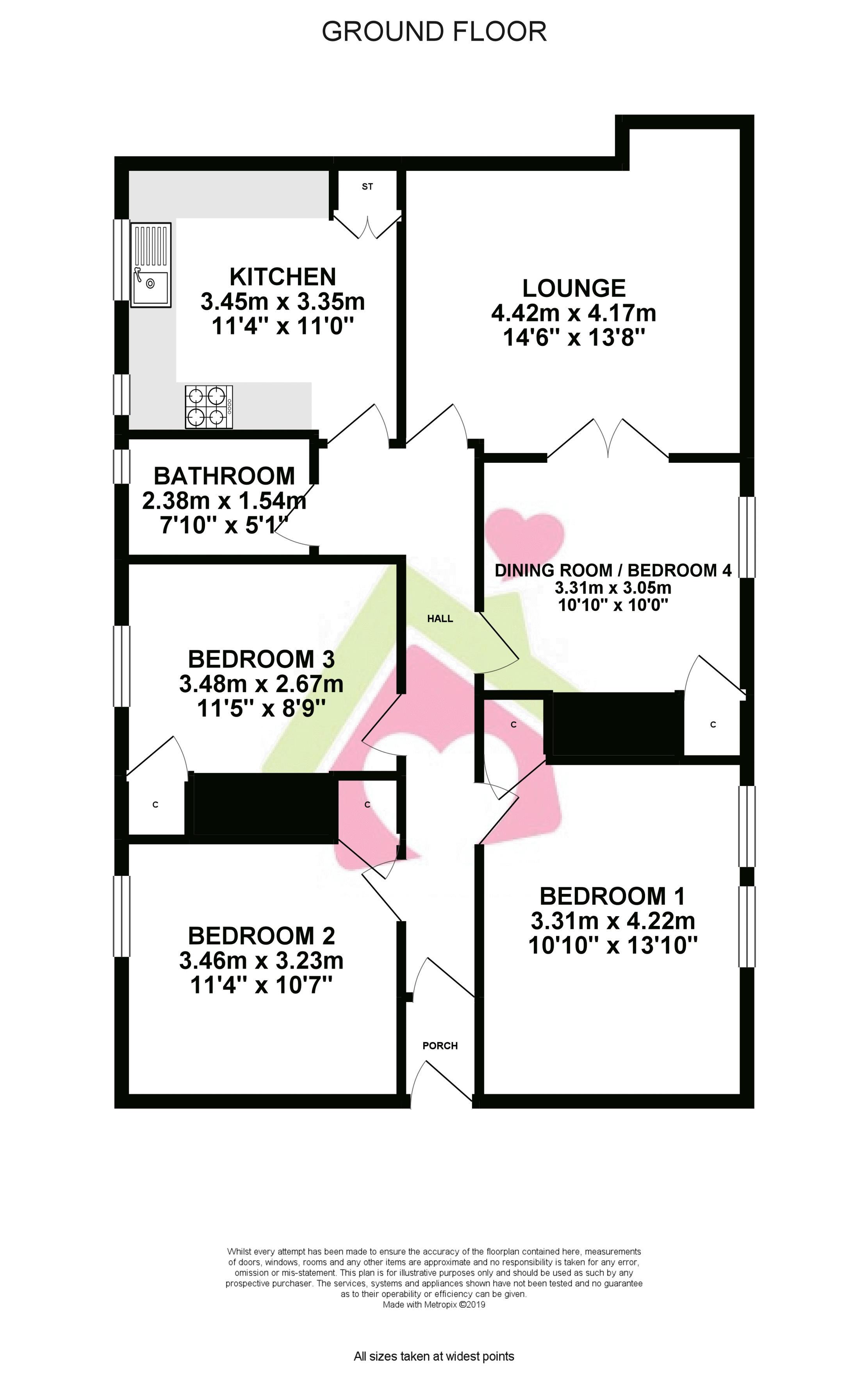 3 Bedrooms Flat for sale in 51B Mill Street, Ayr KA7