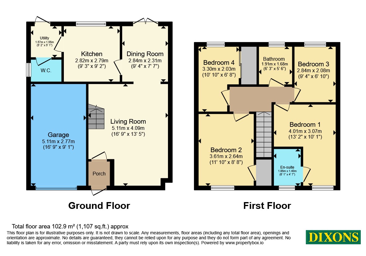72, Westmead Crescent, West Midlands floorplan