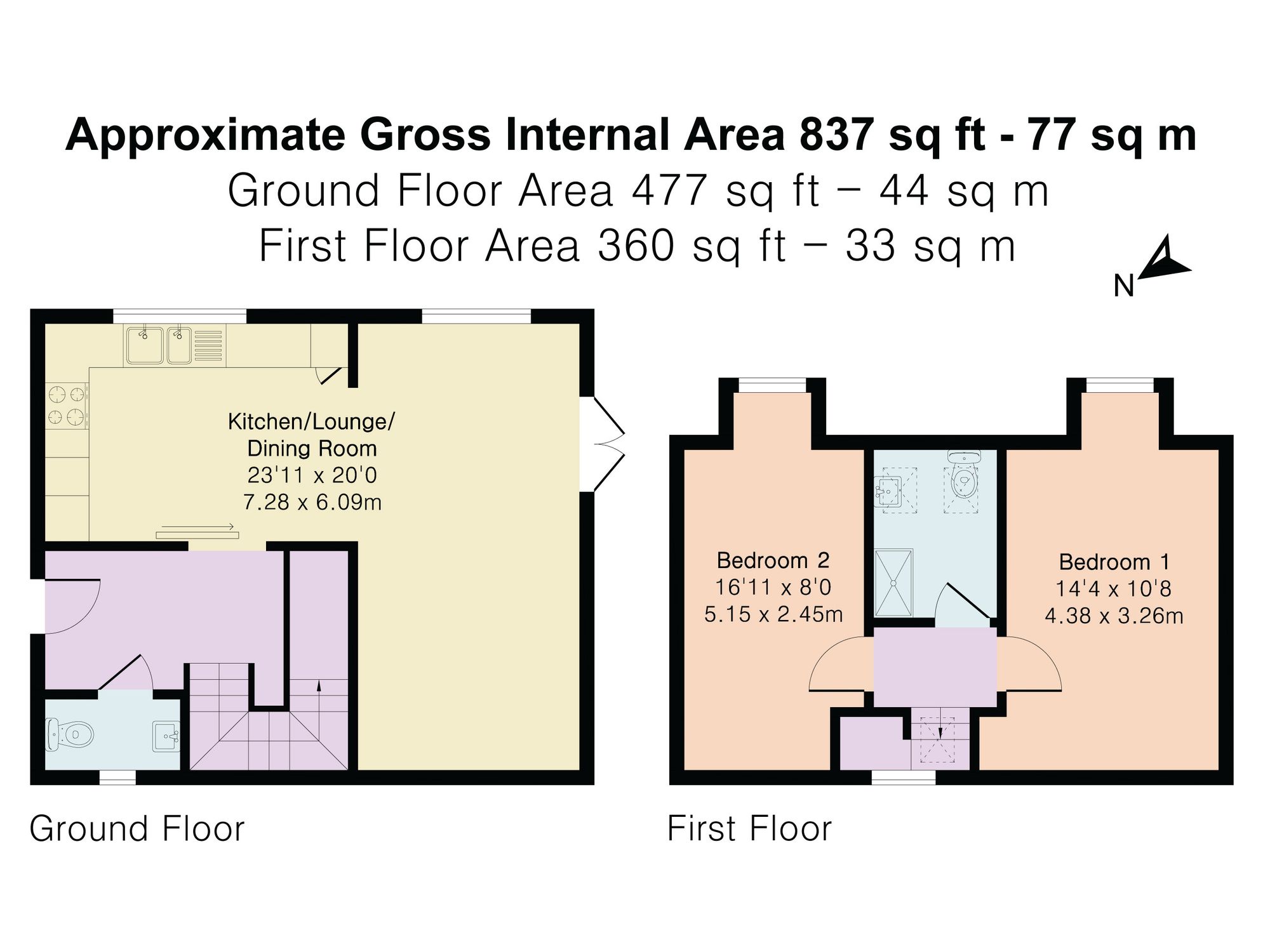 Parkengear Retreat, Probus, Truro floorplan
