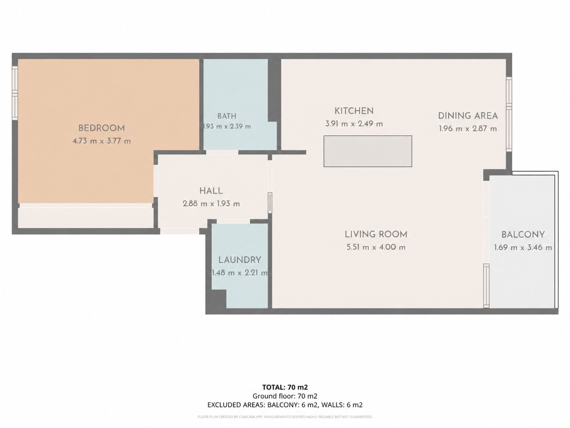 3/1 202 Elliot Street, Glasgow floorplan