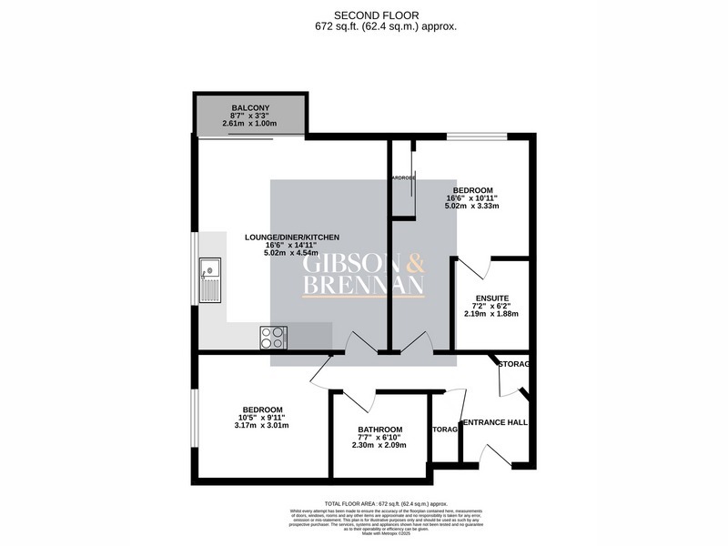 505 Cherrydown East, Basildon, Essex floorplan