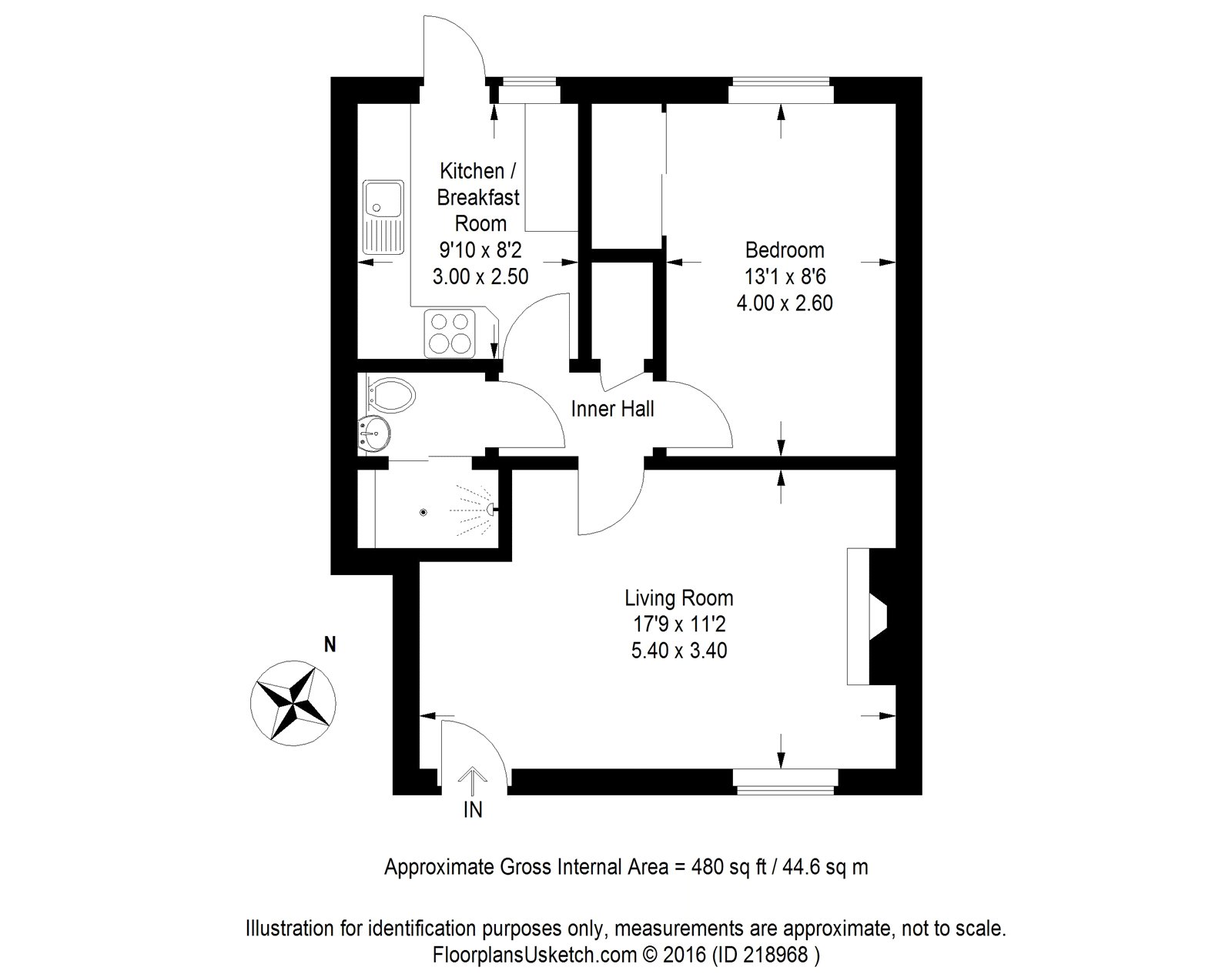 Flat 26, Gaskell Court,, Thornton End, Alton floorplan
