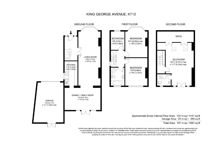 4 Bedrooms Semi-detached house to rent in King George Avenue, Walton-On-Thames, Surrey KT12