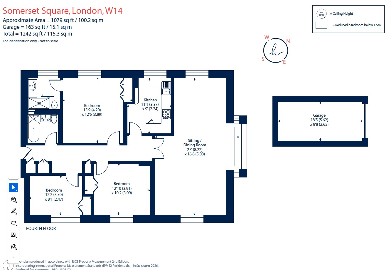 15, Serlby Court, London floorplan