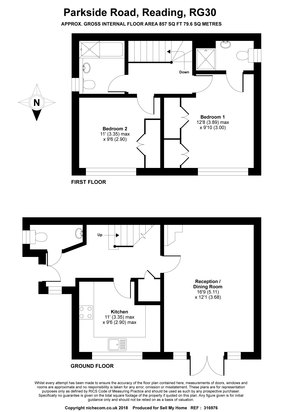 2 Bedrooms Semi-detached house to rent in Parkside Road, Reading RG30