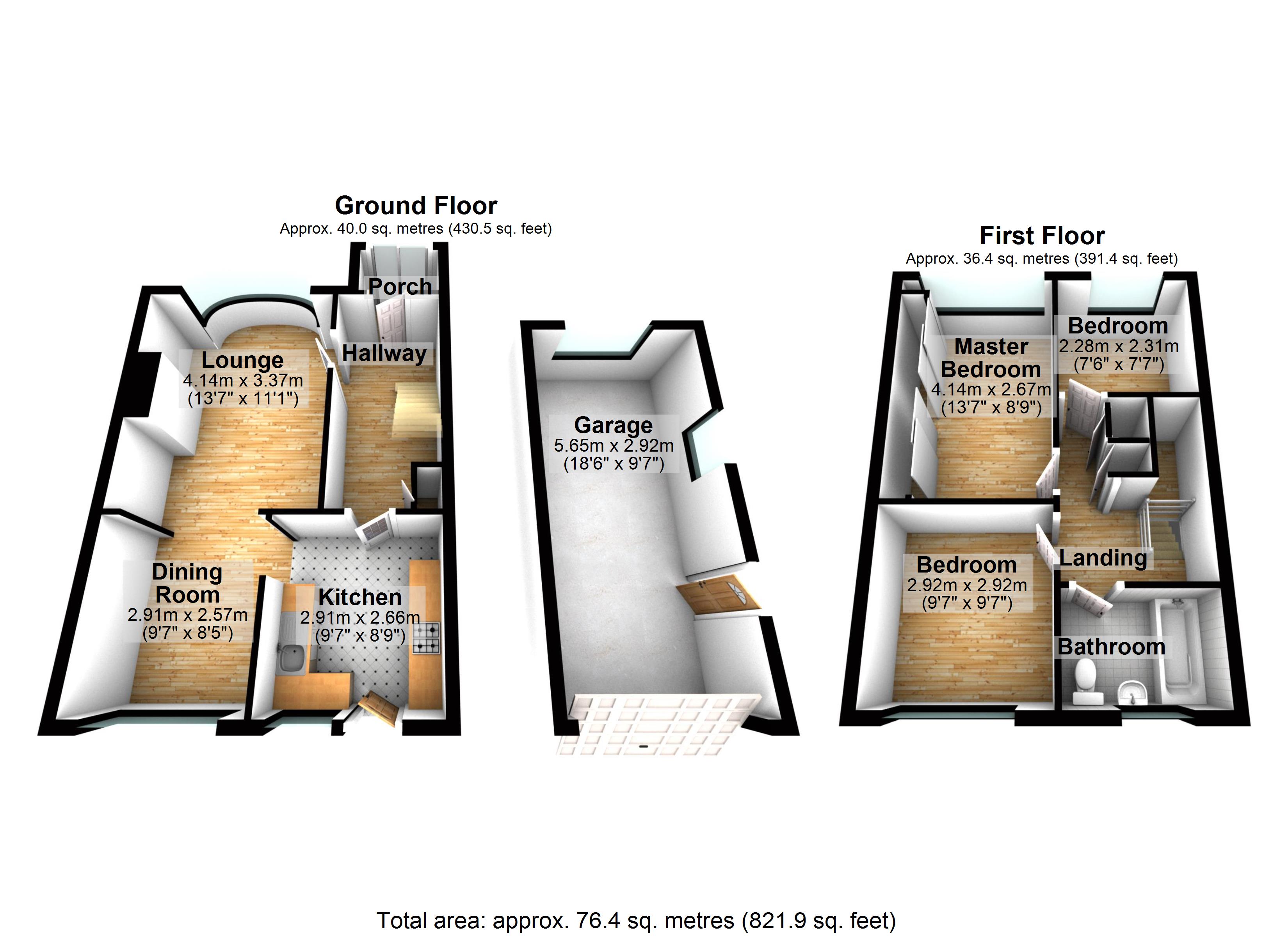 3 Bedrooms Terraced house to rent in Kenilworth Gardens, Rainham, Gillingham ME8