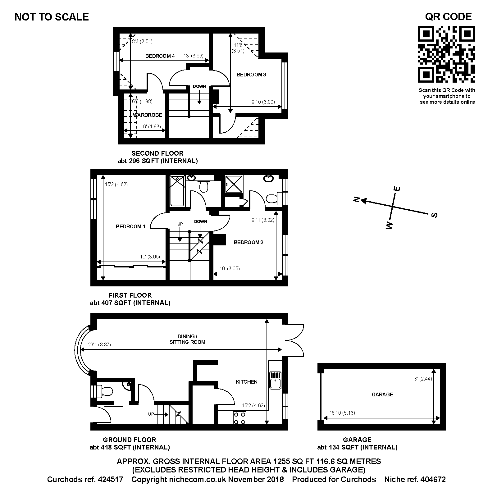 4 Bedrooms Terraced house for sale in Gainsborough Court, Walton-On-Thames KT12