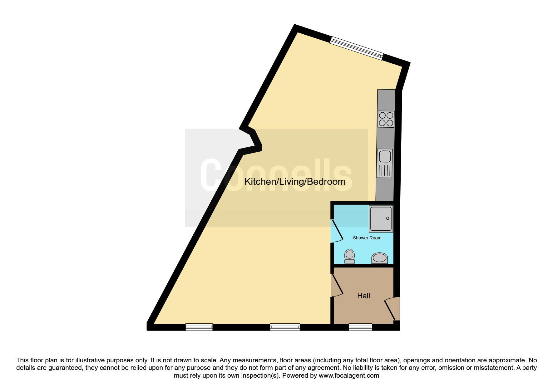 19, Crown Lofts, 16, Marsh Street, Walsall floorplan