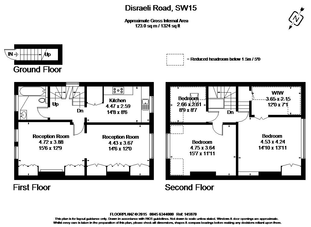 3 Bedrooms Flat to rent in Disraeli Road, London SW15