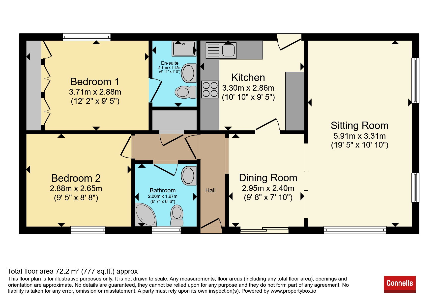 1, Heyford Leys, Bicester floorplan