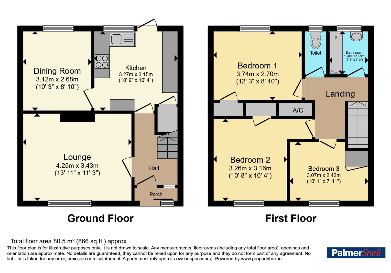 Netherton Road, Somerset floorplan