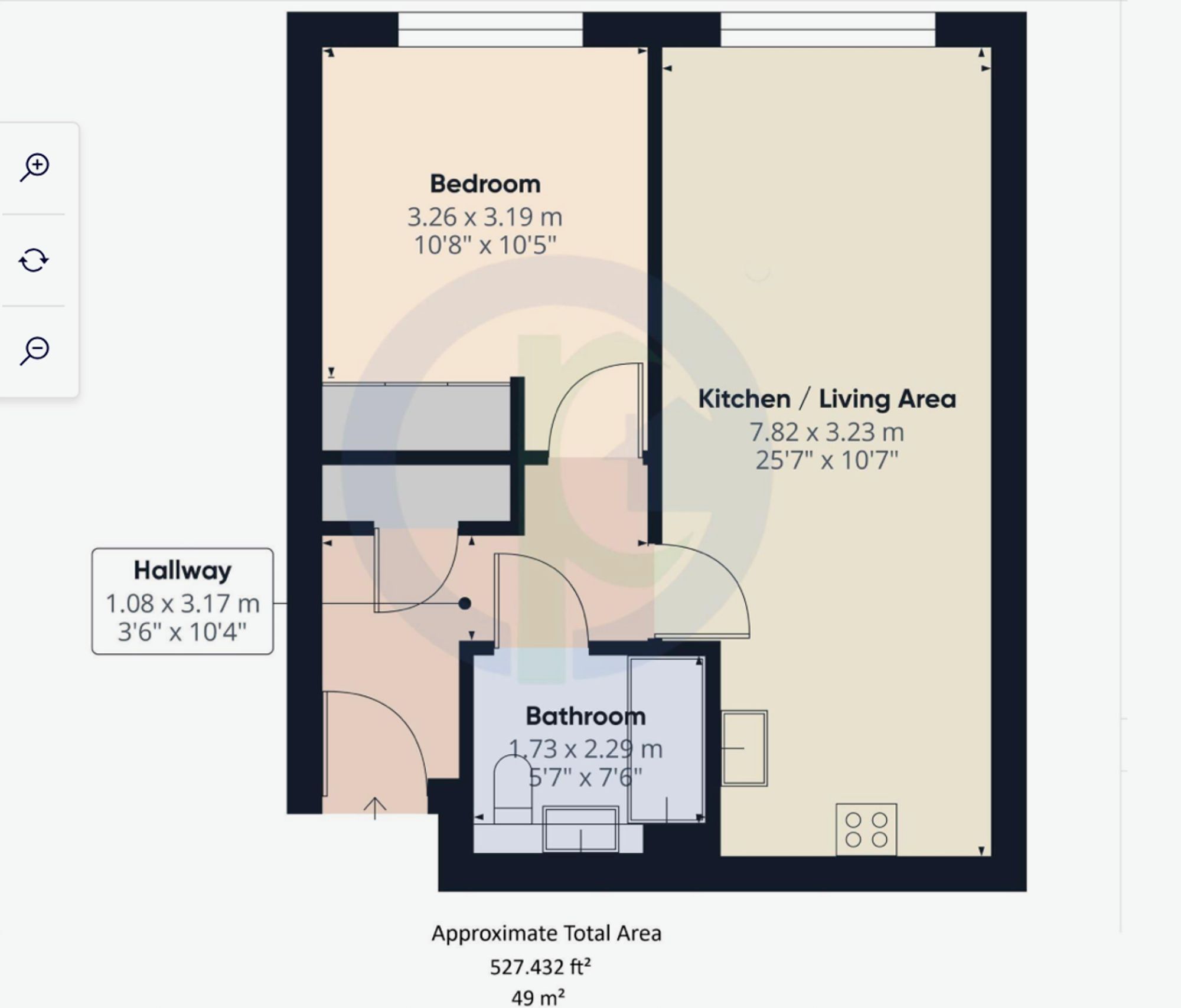 Flat 17, Gemini Court, Edgware floorplan