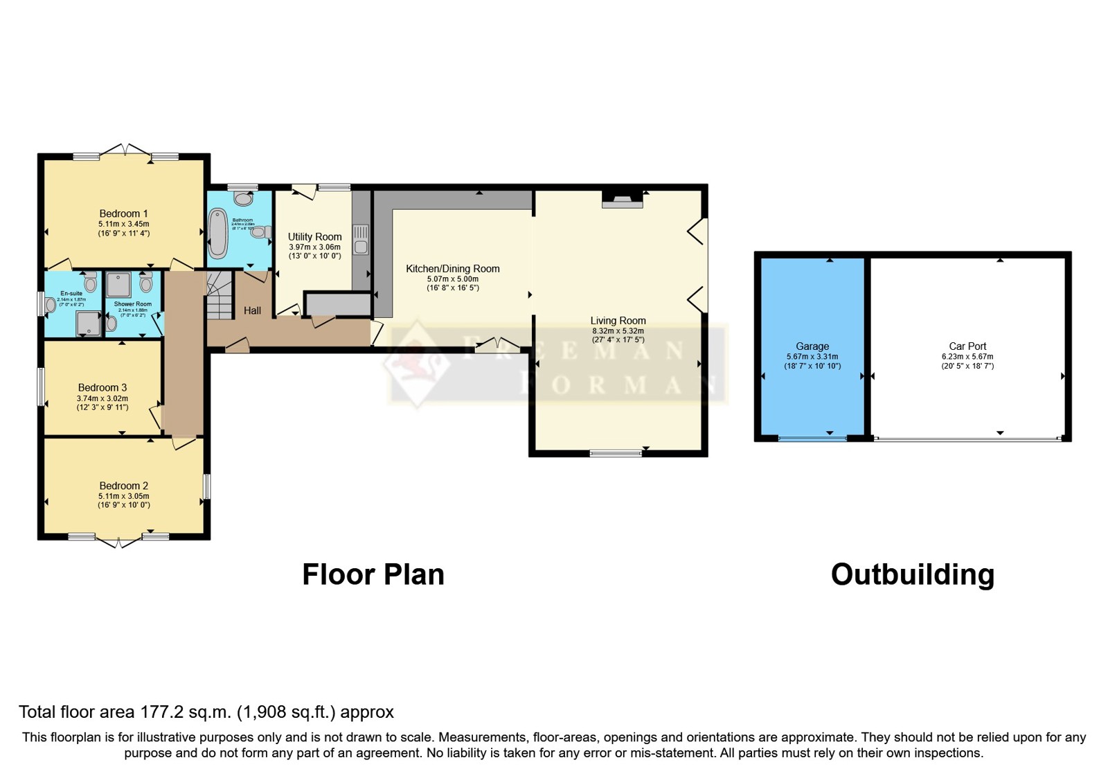 Burnt House Farm,, Brick Kiln Lane, Uckfield floorplan