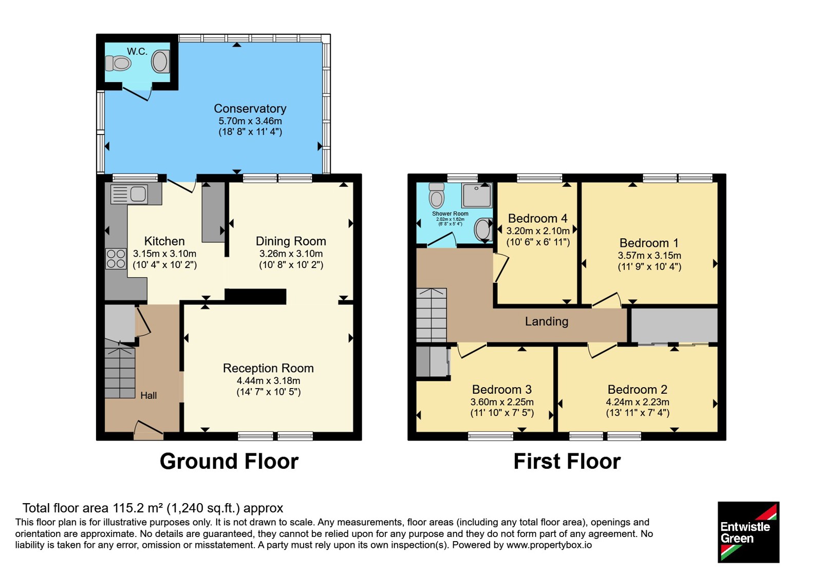 49, Cunningham Road, Cheshire floorplan