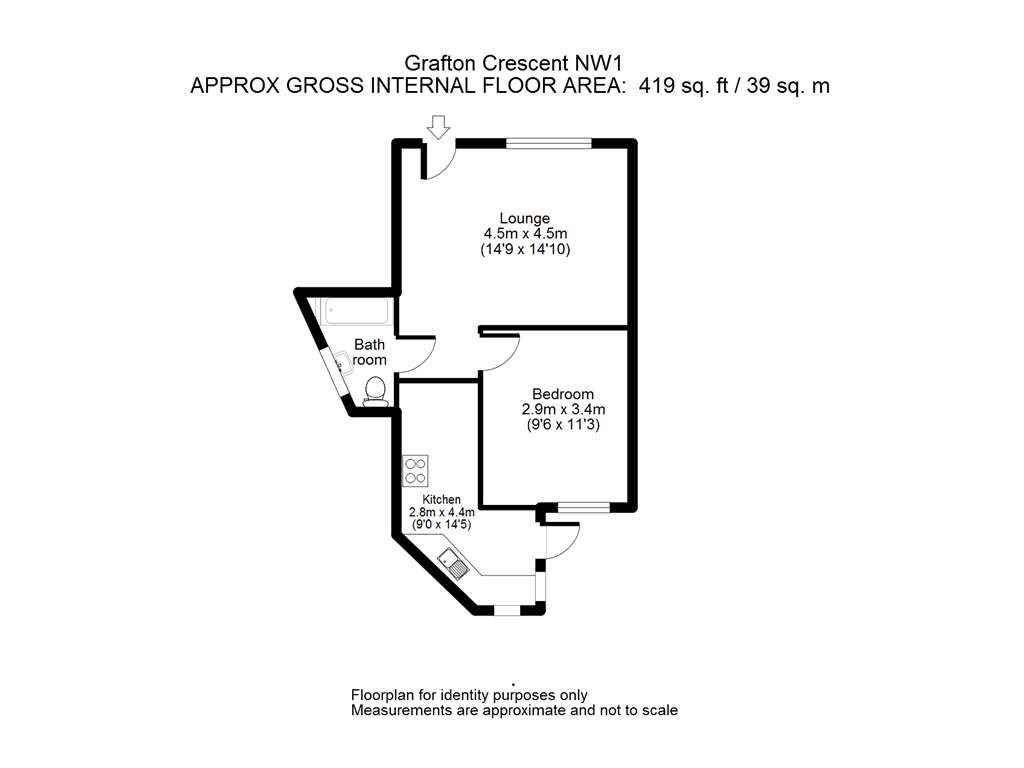 1 Bedrooms Flat to rent in Grafton Crescent, London NW1