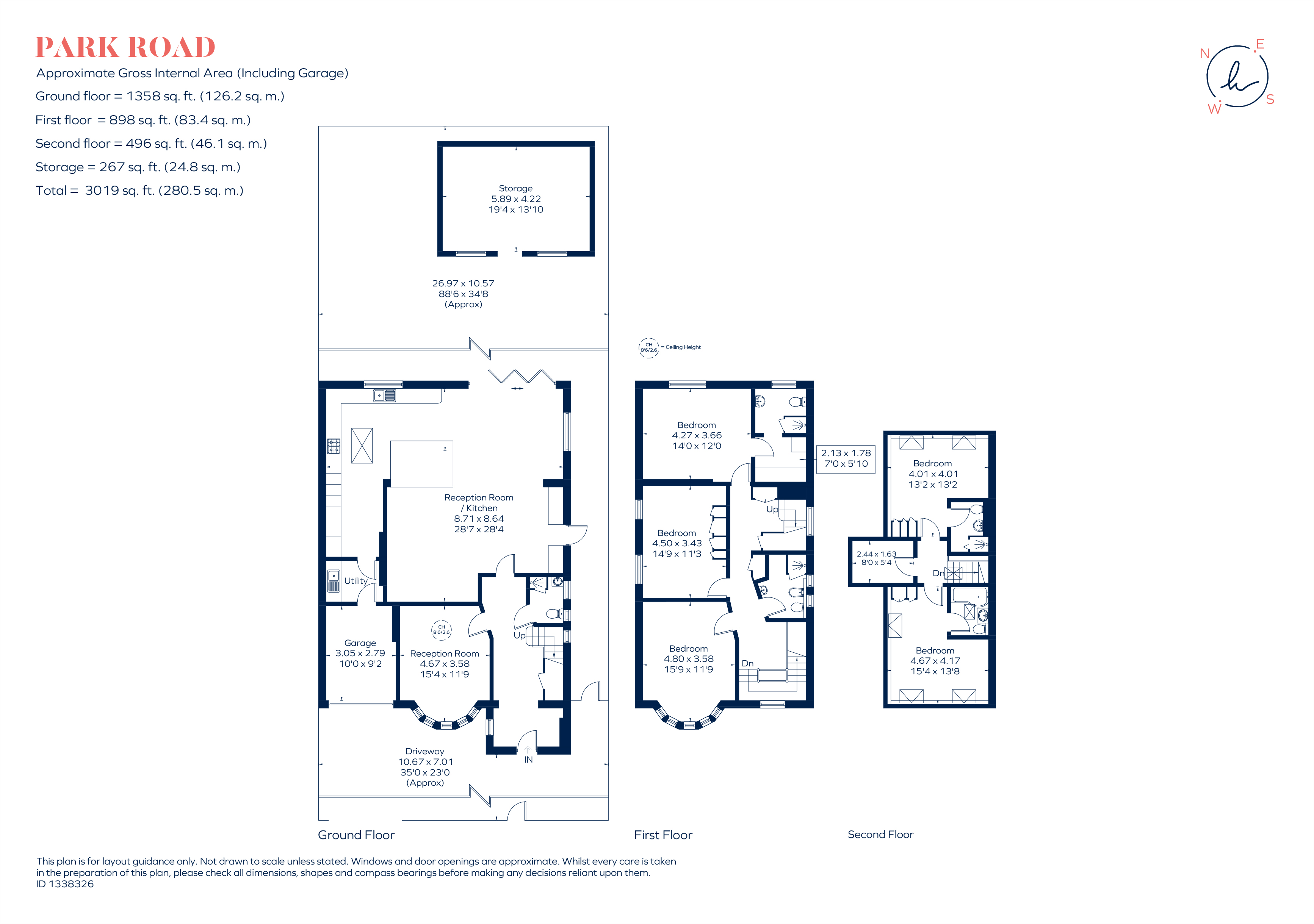 228, Park Road, Kingston upon Thames floorplan