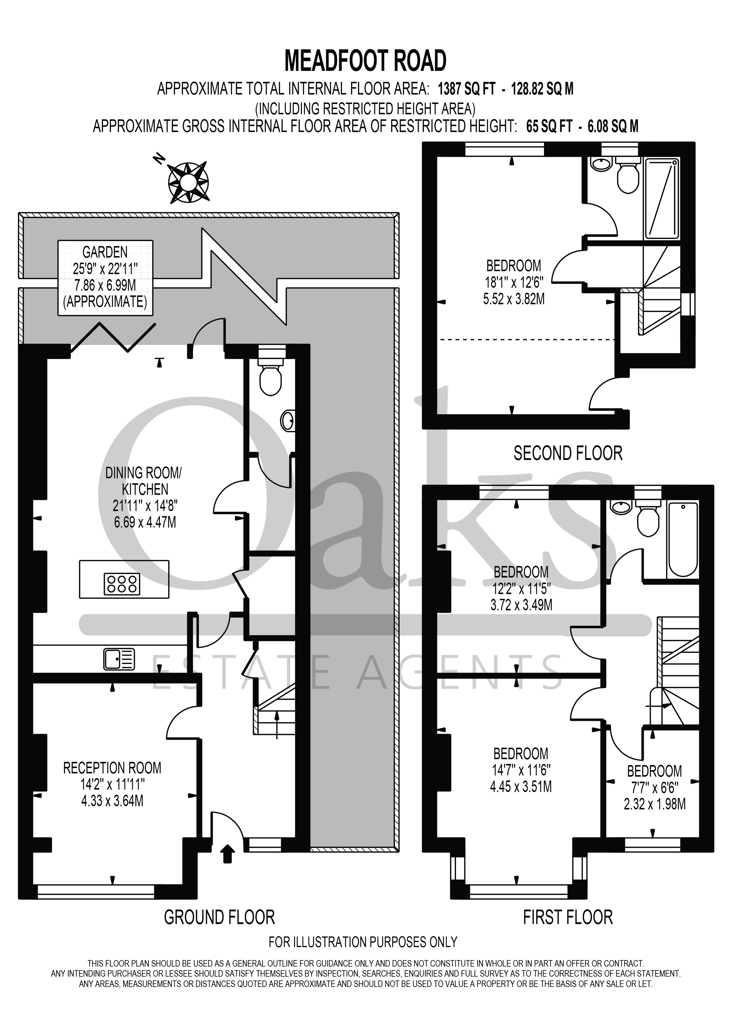 2,, Meadfoot Road, London floorplan