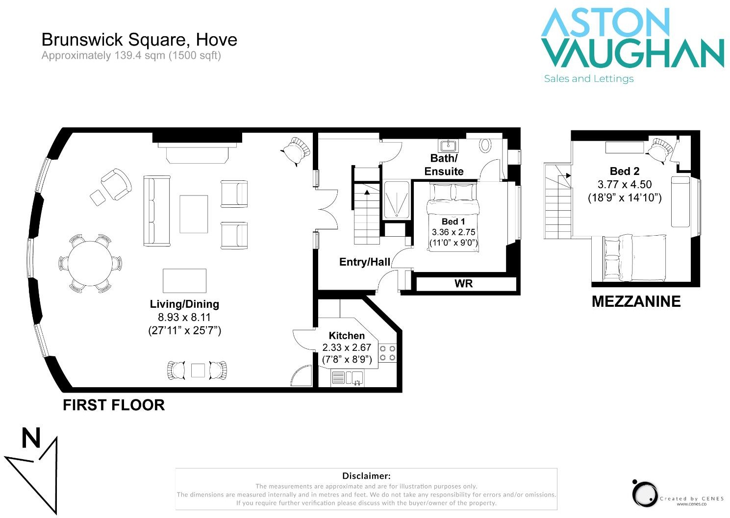 Flat 4, 43 Brunswick Square, East Sussex floorplan