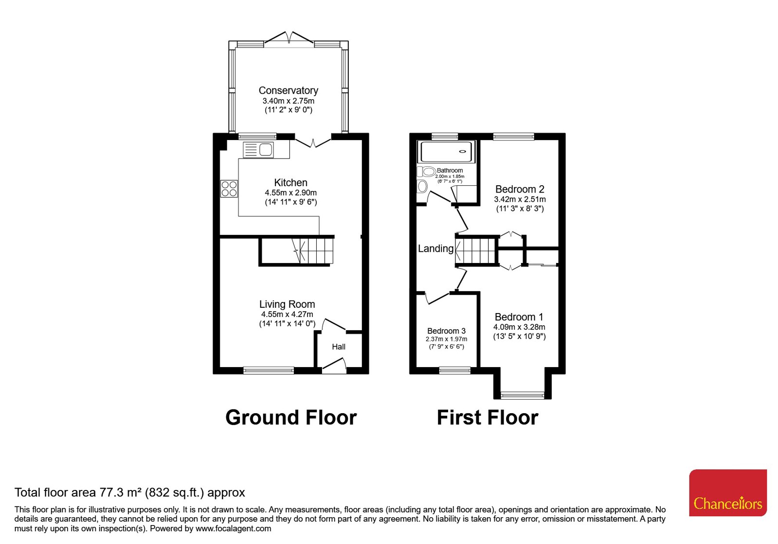 283, Thorney Leys, Witney floorplan