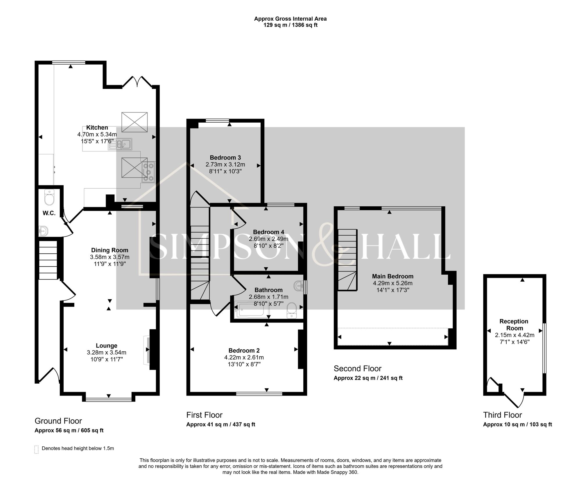 62 Lower Vicarage Road, Ashford floorplan