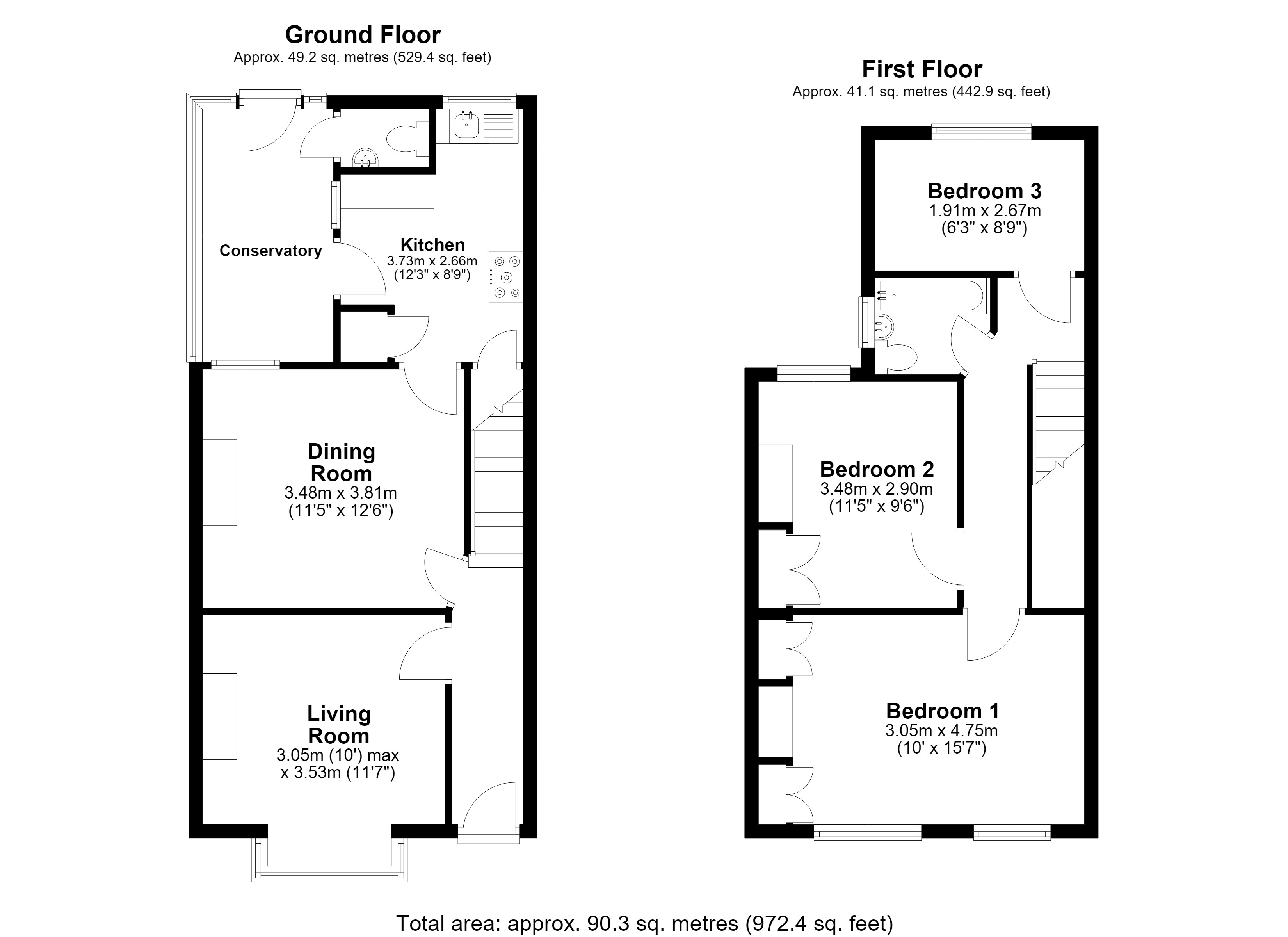 1, Southdownview Road, Worthing floorplan