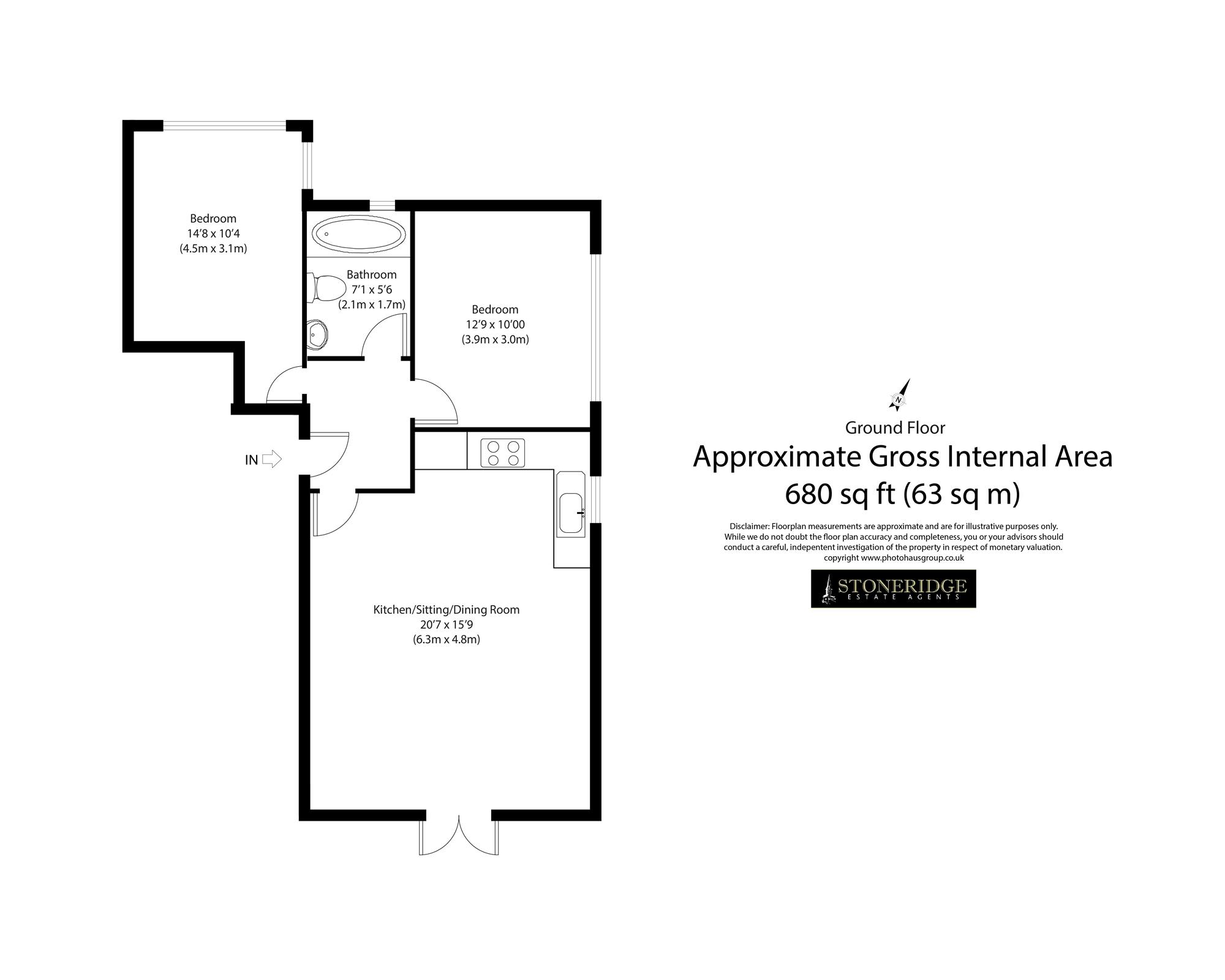 3, Cliff Parade, Walton on the Naze floorplan