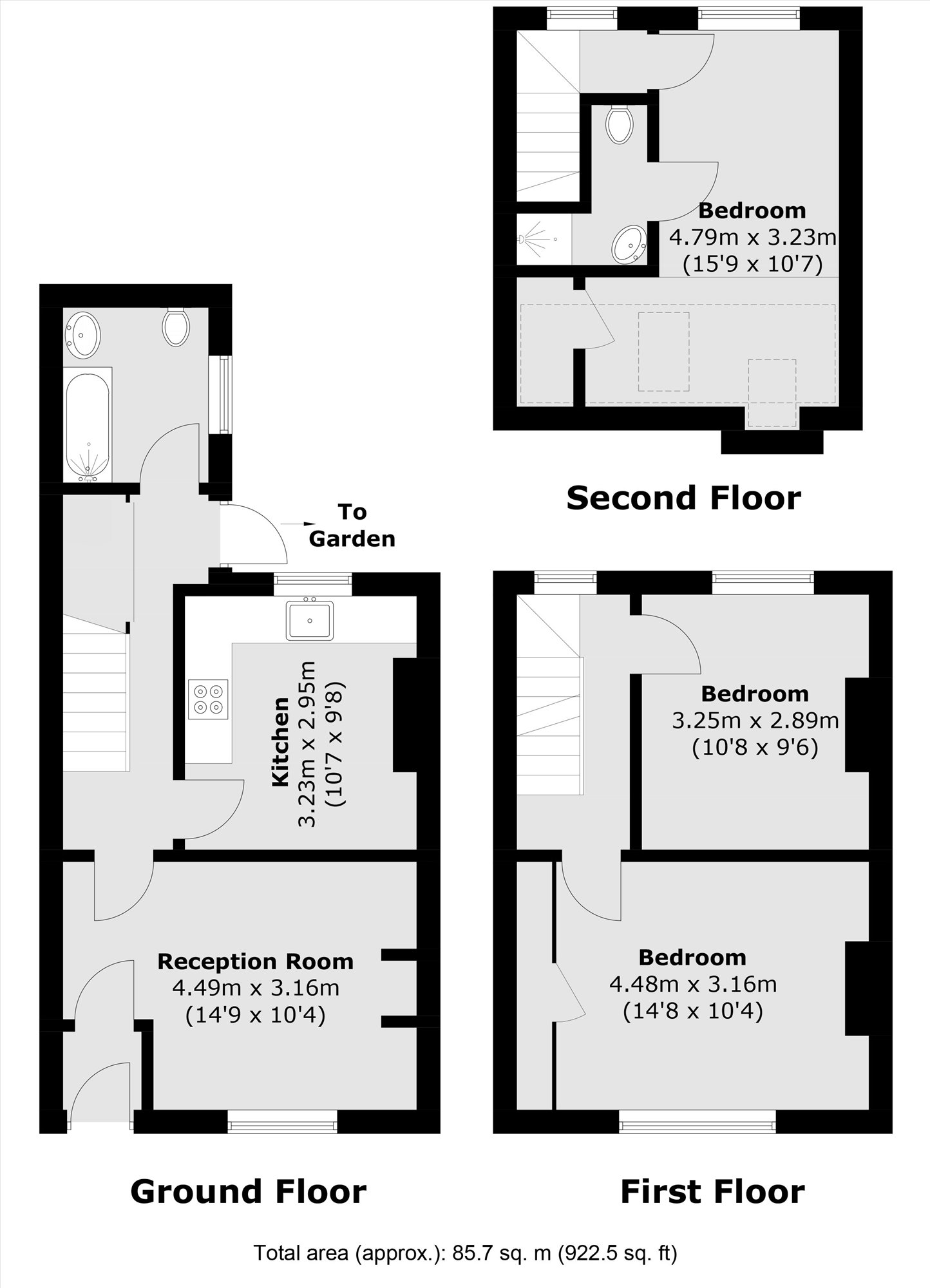 40, Robson Road, London floorplan