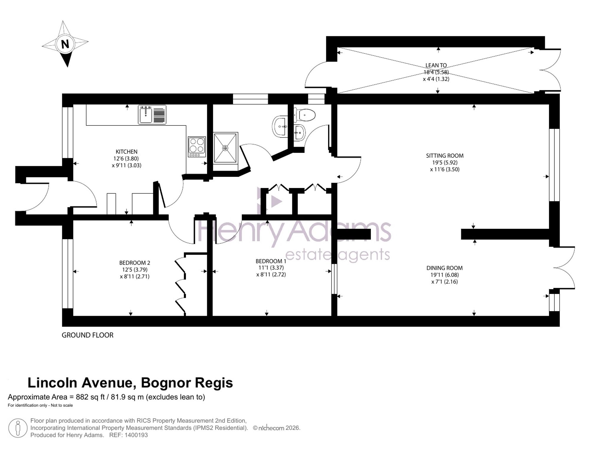 Lincoln Avenue, Rose Green, PO21 floorplan