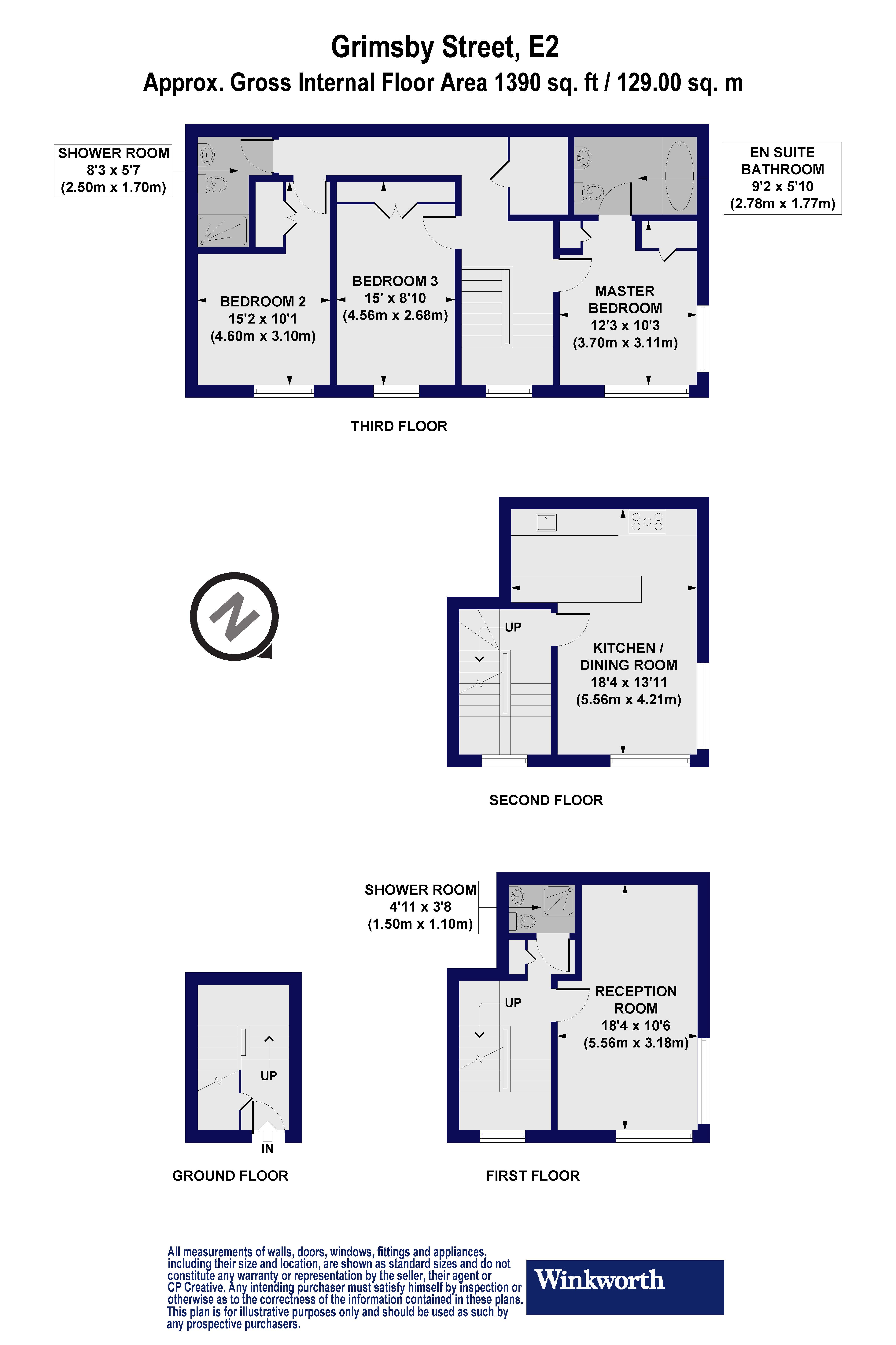 62, Grimsby Street, London floorplan