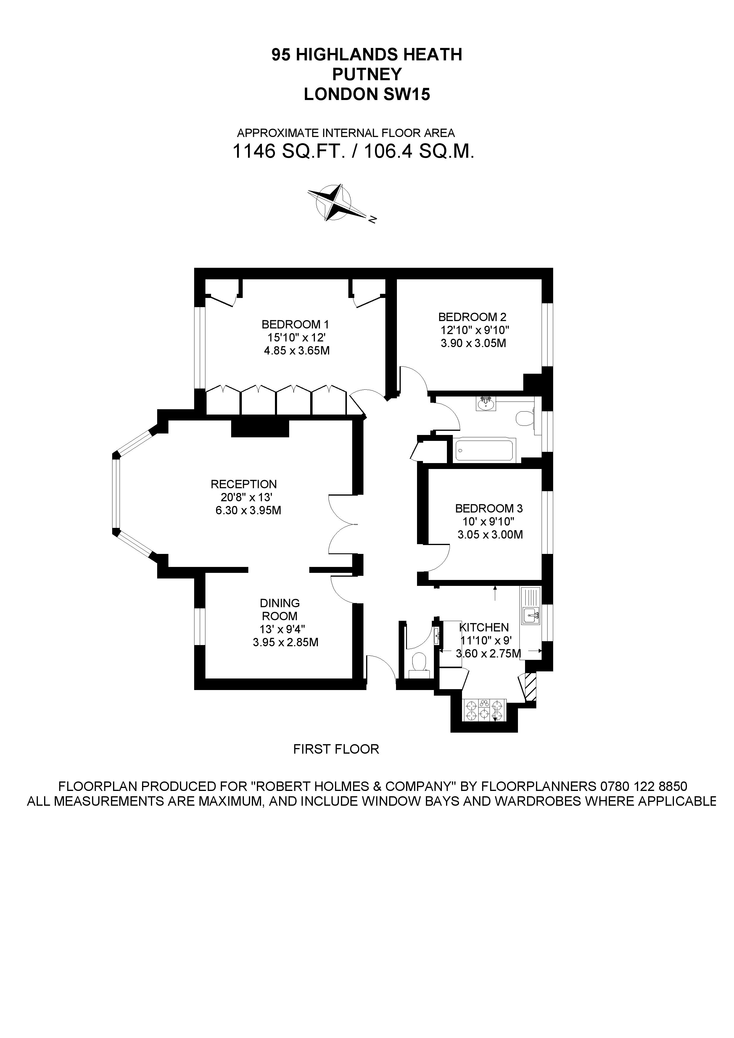 95 Sutherland House,, Highlands Heath, London floorplan