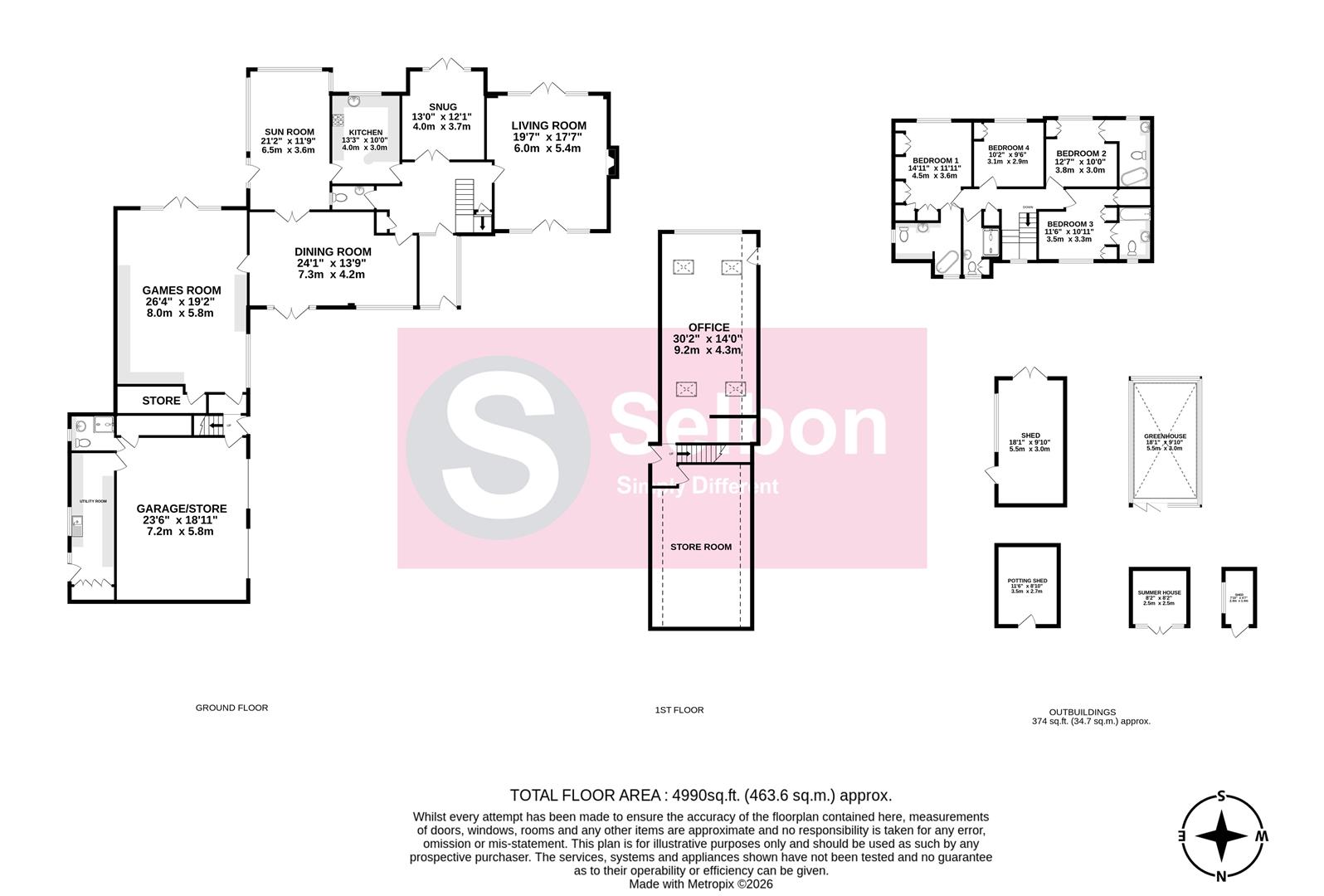 Stowe Cottage, Fleet Hill, Wokingham floorplan