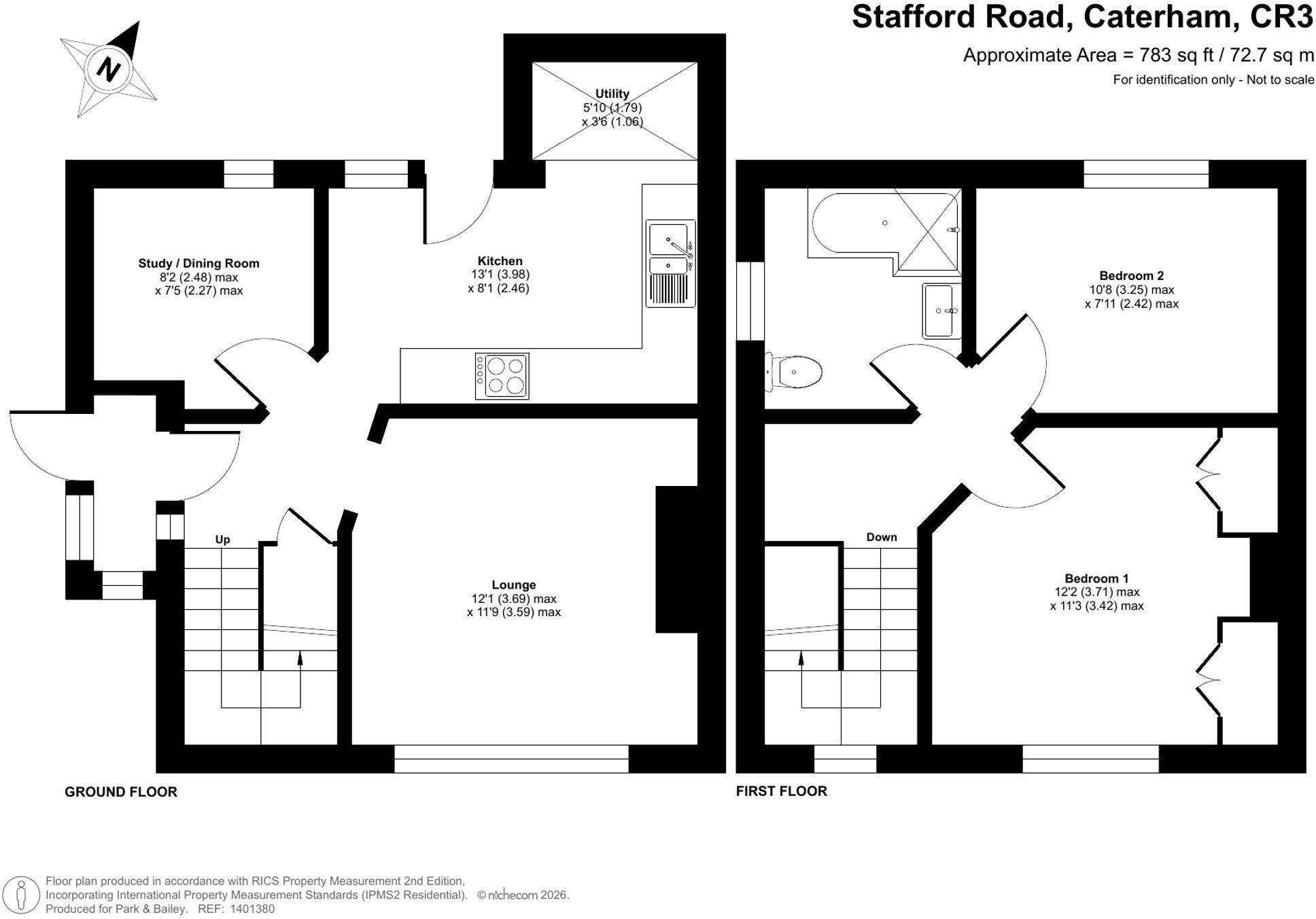 267, Stafford Road, Caterham floorplan