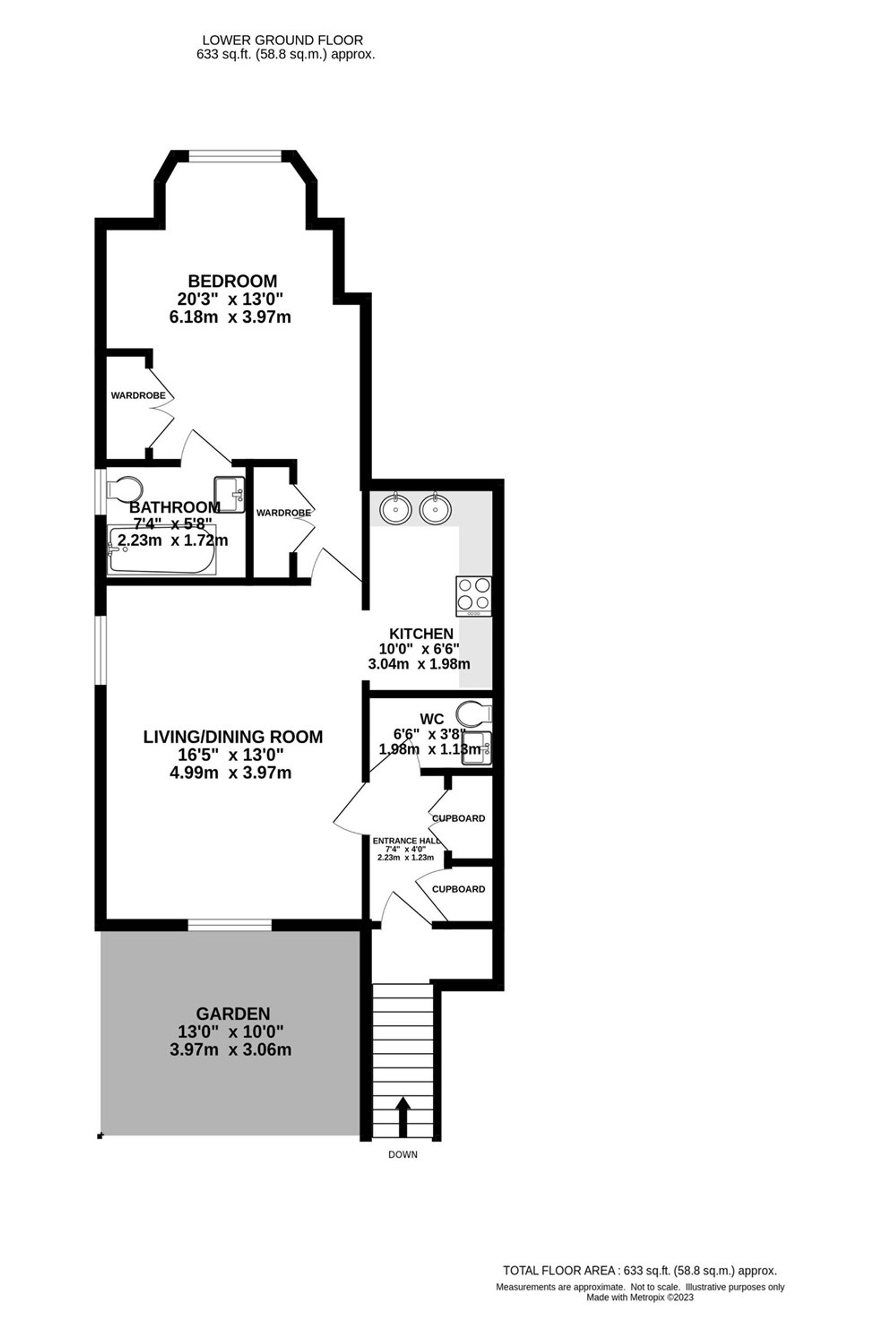 Flat 4, 46 Clyde Road, Manchester floorplan