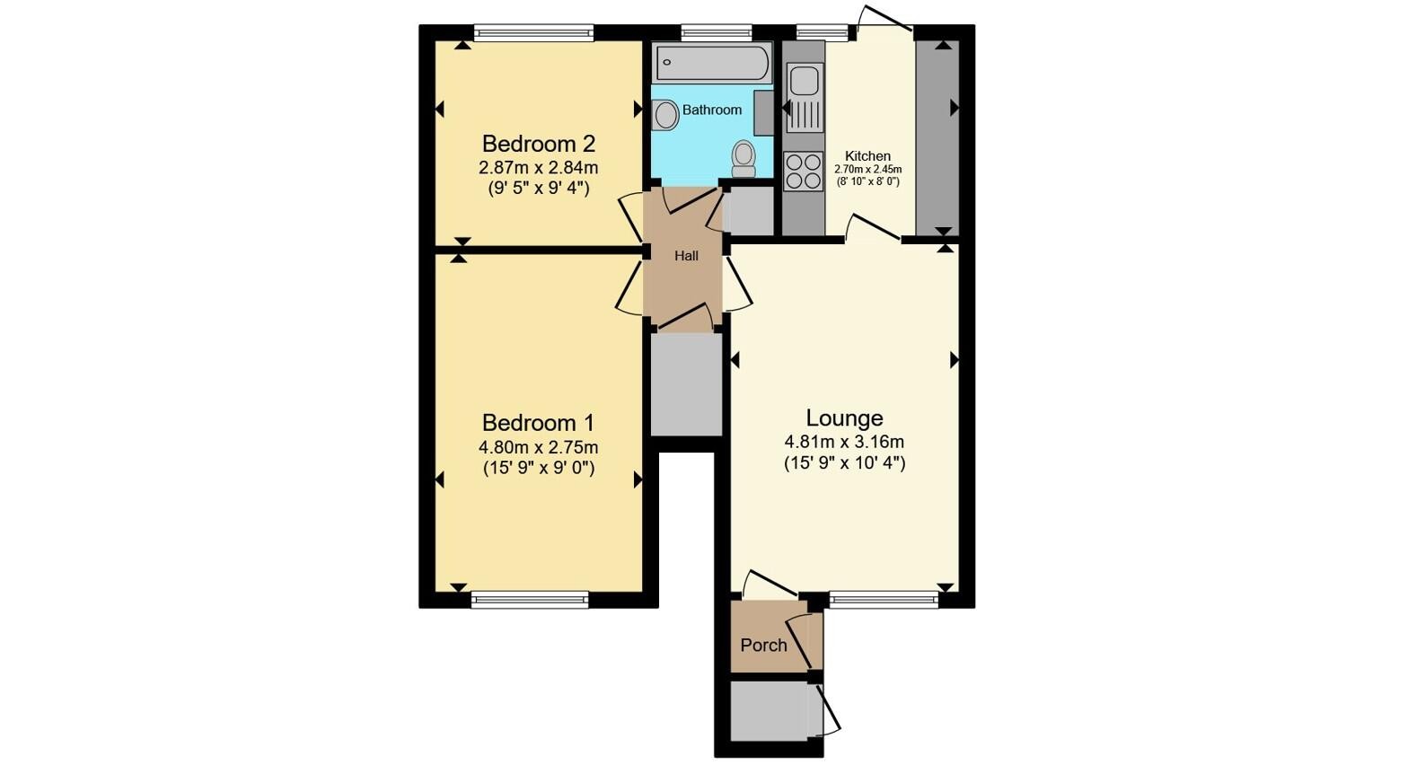 127, Redbridge, Milton Keynes floorplan