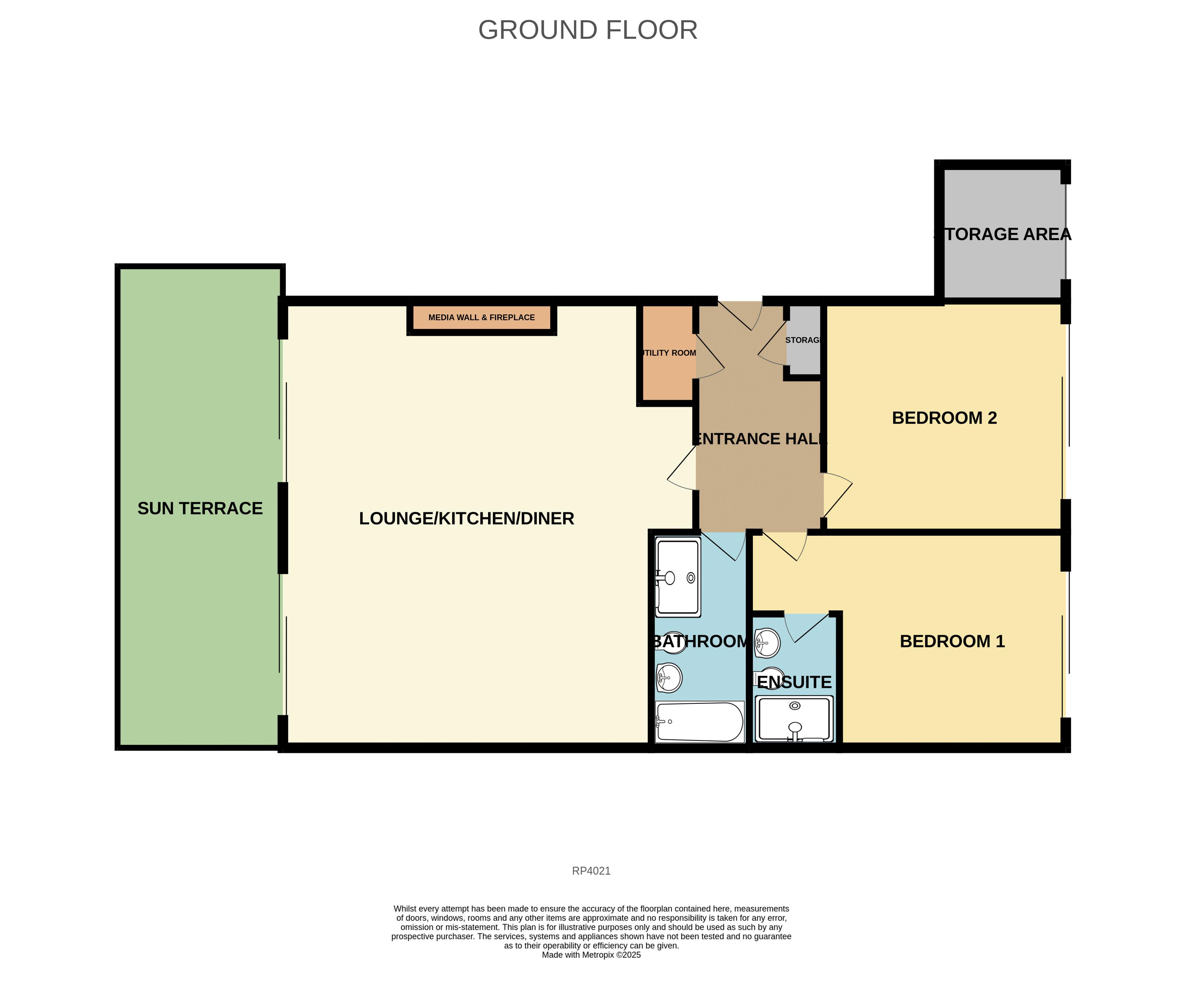 1, Madoc Cove, Apt 1,, 179 Marine Drive, Rhos on Sea floorplan