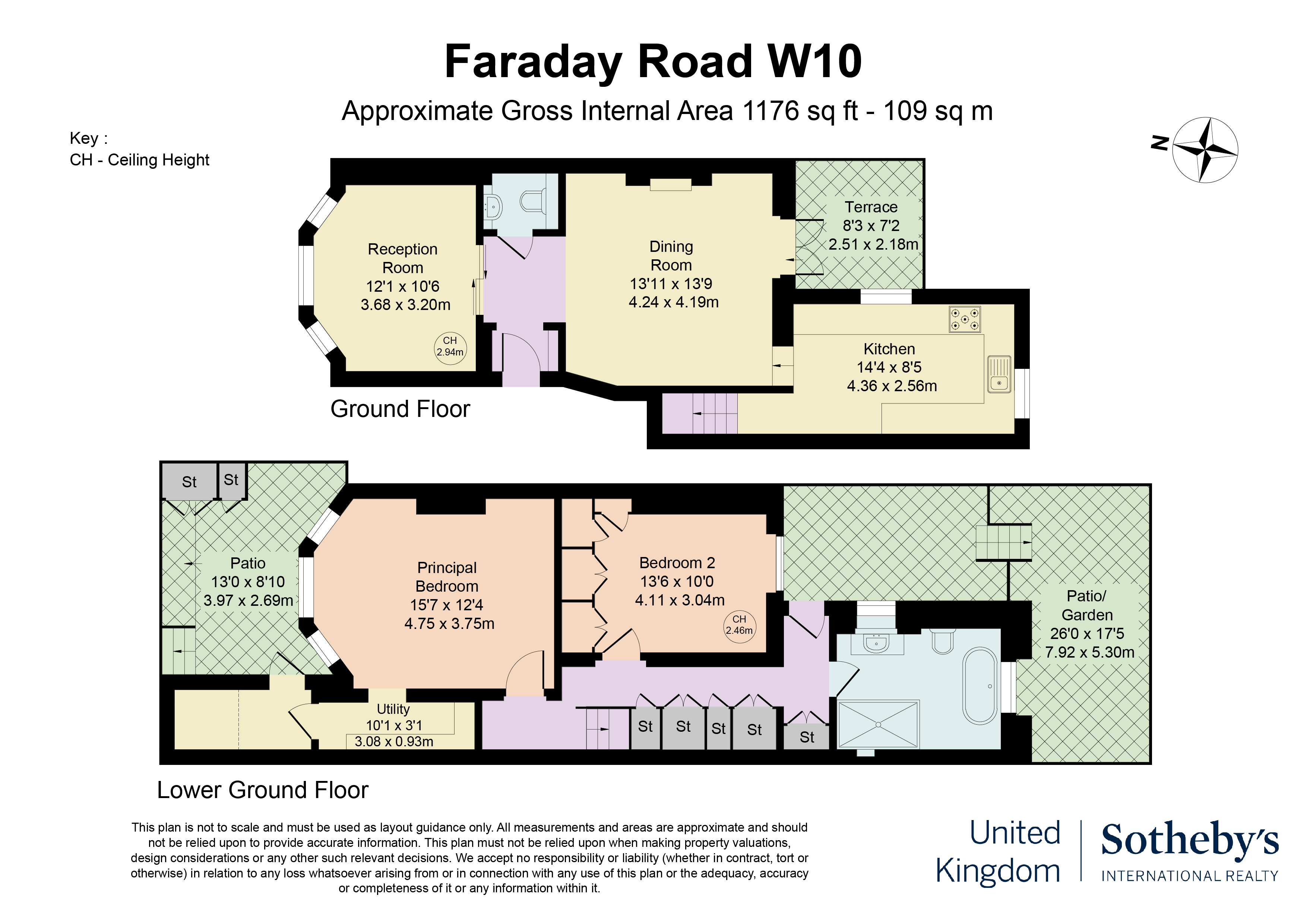 Flat A, Faraday Road, London floorplan