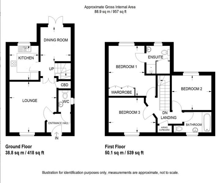 20, Hospital Field, Braintree floorplan