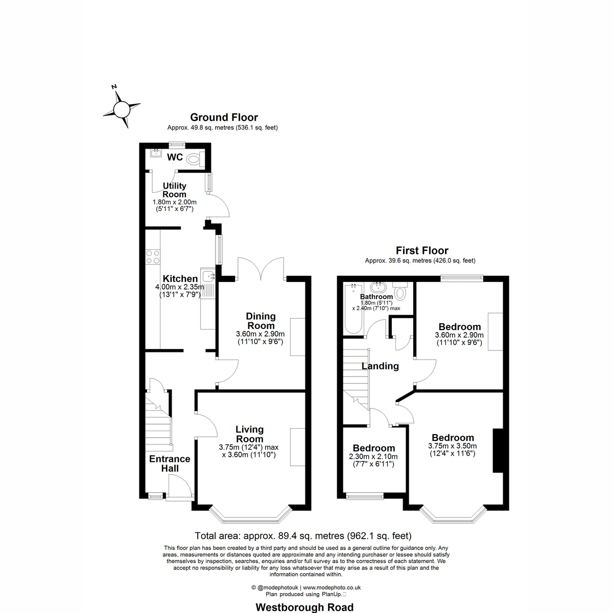 251, Westborough Road, Westcliff-on-sea floorplan