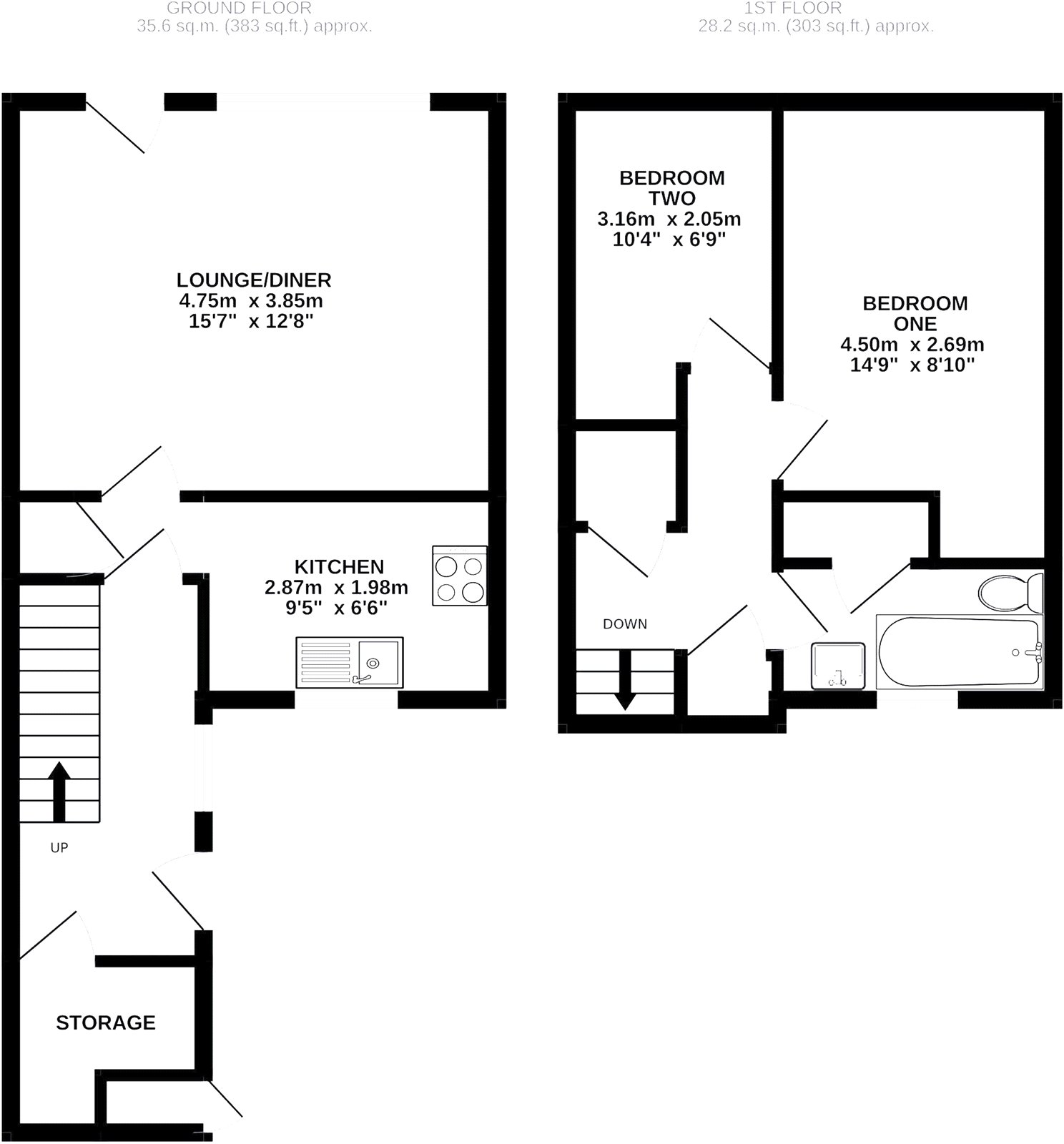 118, Spoondell, Bedfordshire floorplan