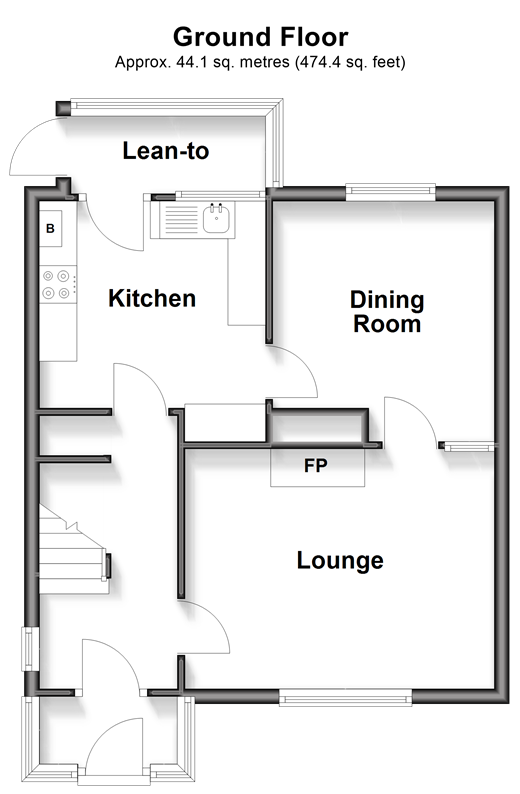 Godwyn Road, Deal floorplan