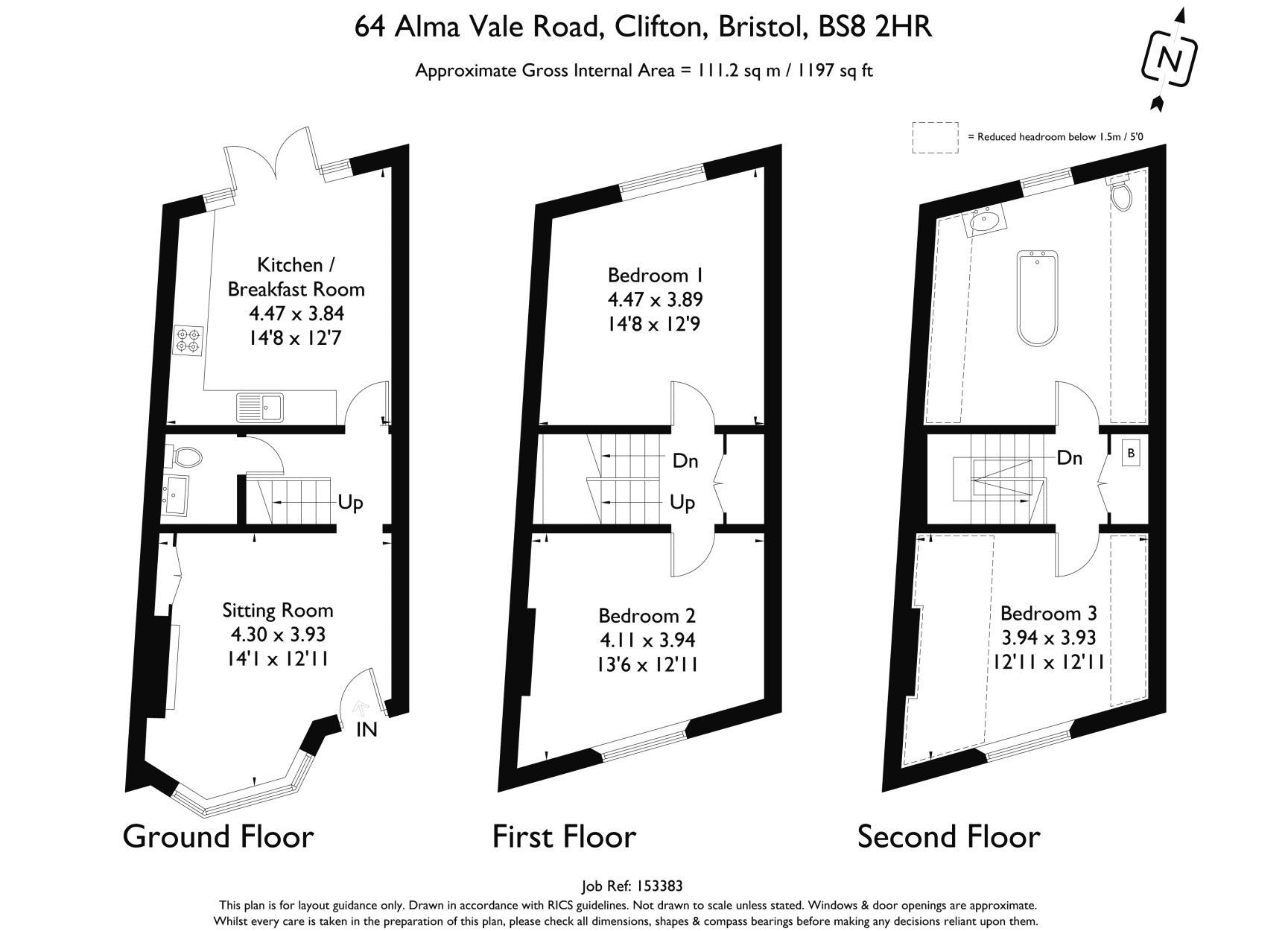 Alma Vale Road, Bristol floorplan