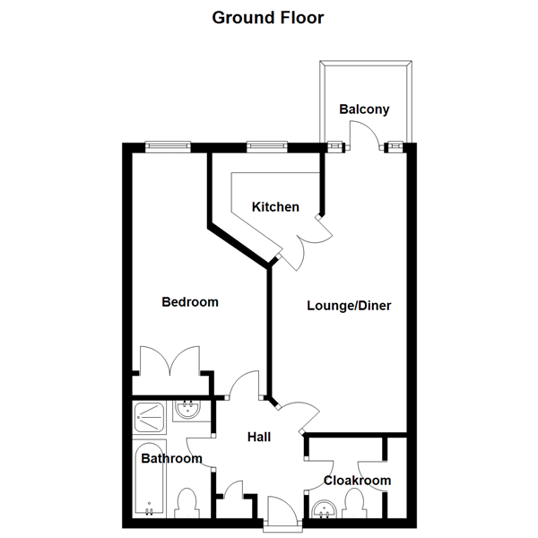 Tembani Court,Flat 63, Colin Road, Paignton floorplan