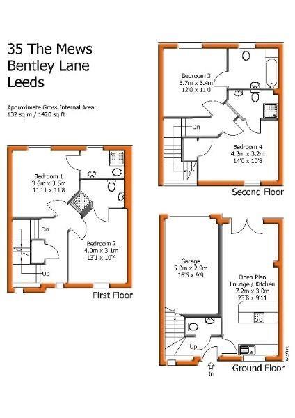 35, Bentley Lane, Leeds floorplan