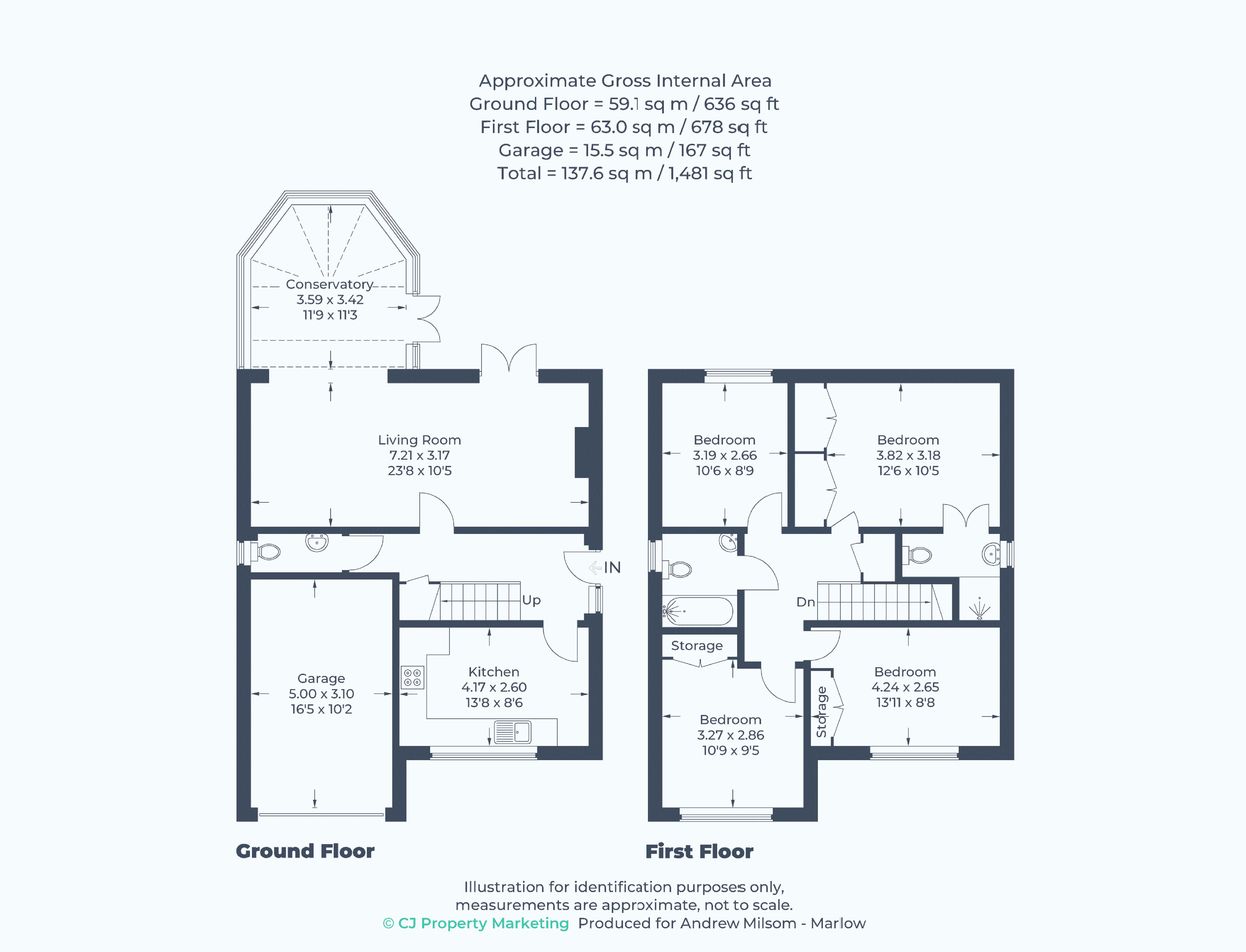22a, Oaktree Road, Marlow floorplan