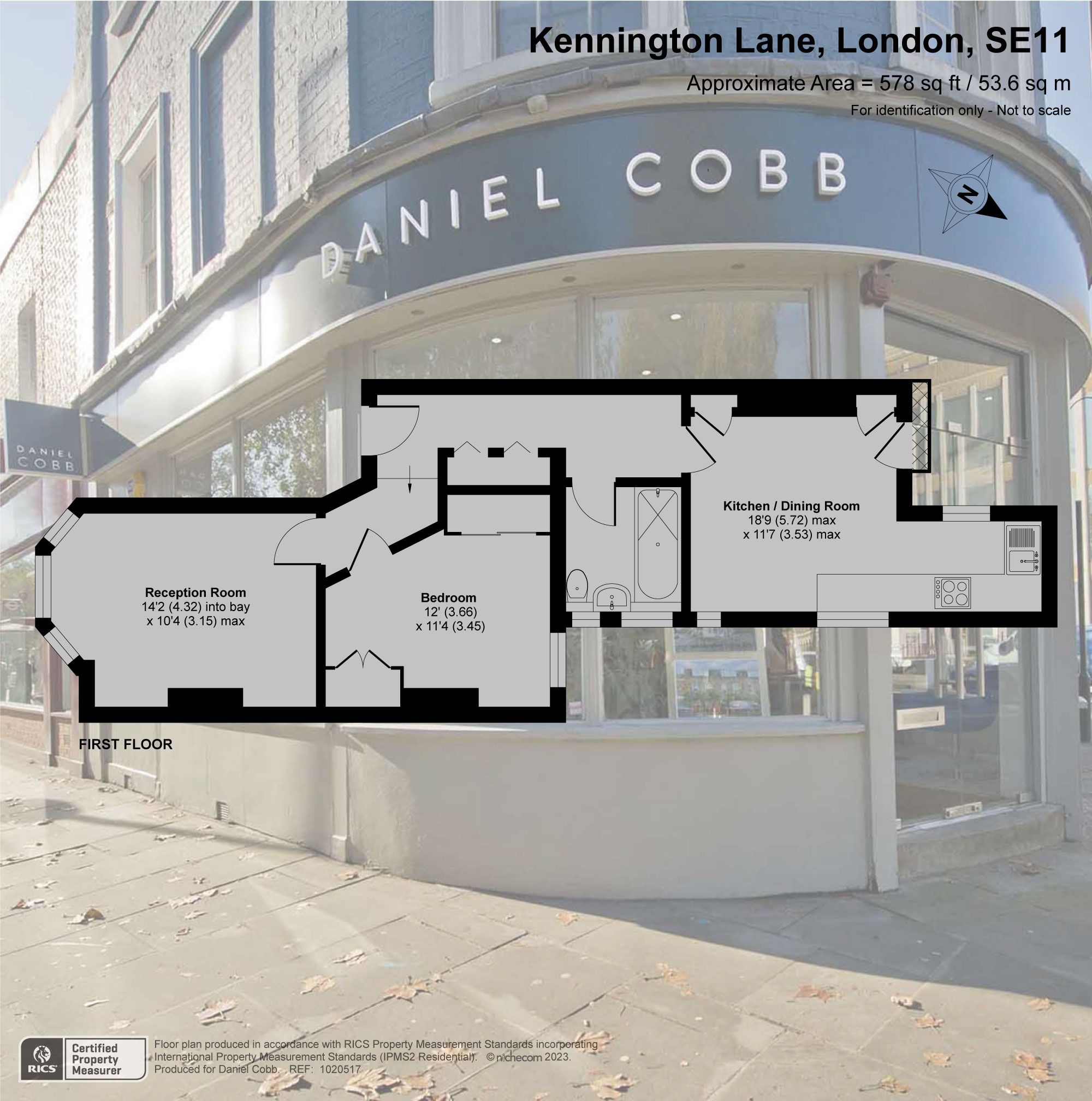 150b Kennington Lane, London floorplan